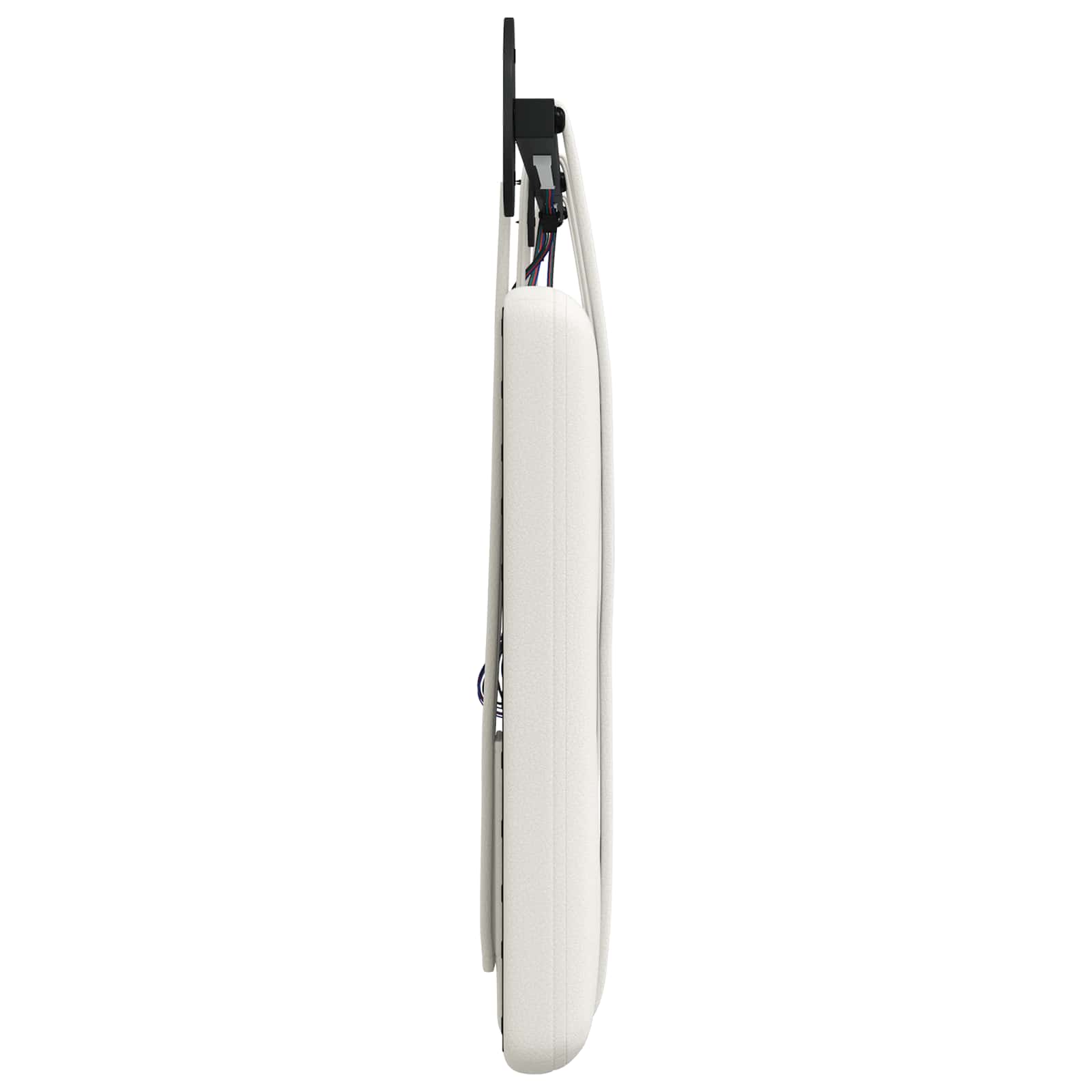 Tête de lit suspendue Avec lumière LED Blanc Simili cuir - XIOS