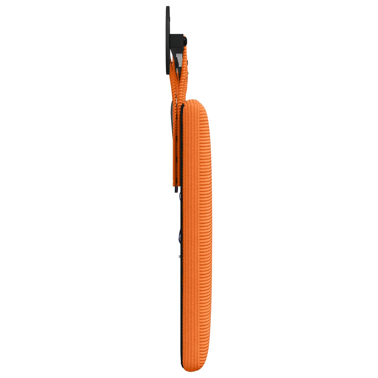 Tête de lit suspendue Orange Tissu en velours côtelé - XIOS
