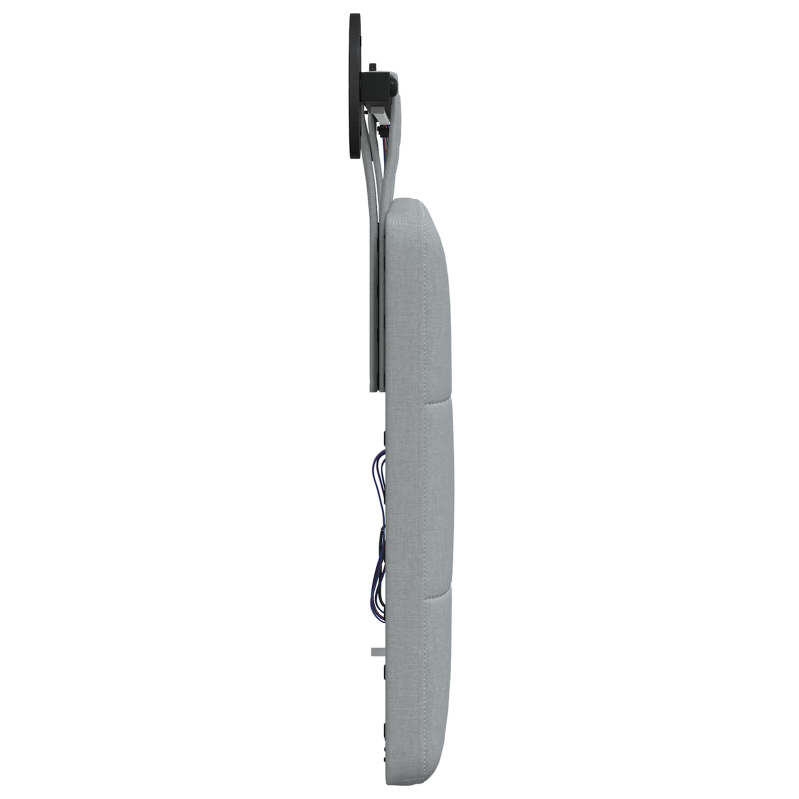 Tête de lit suspendue Avec lumière LED Gris clair Tissu - XIOS