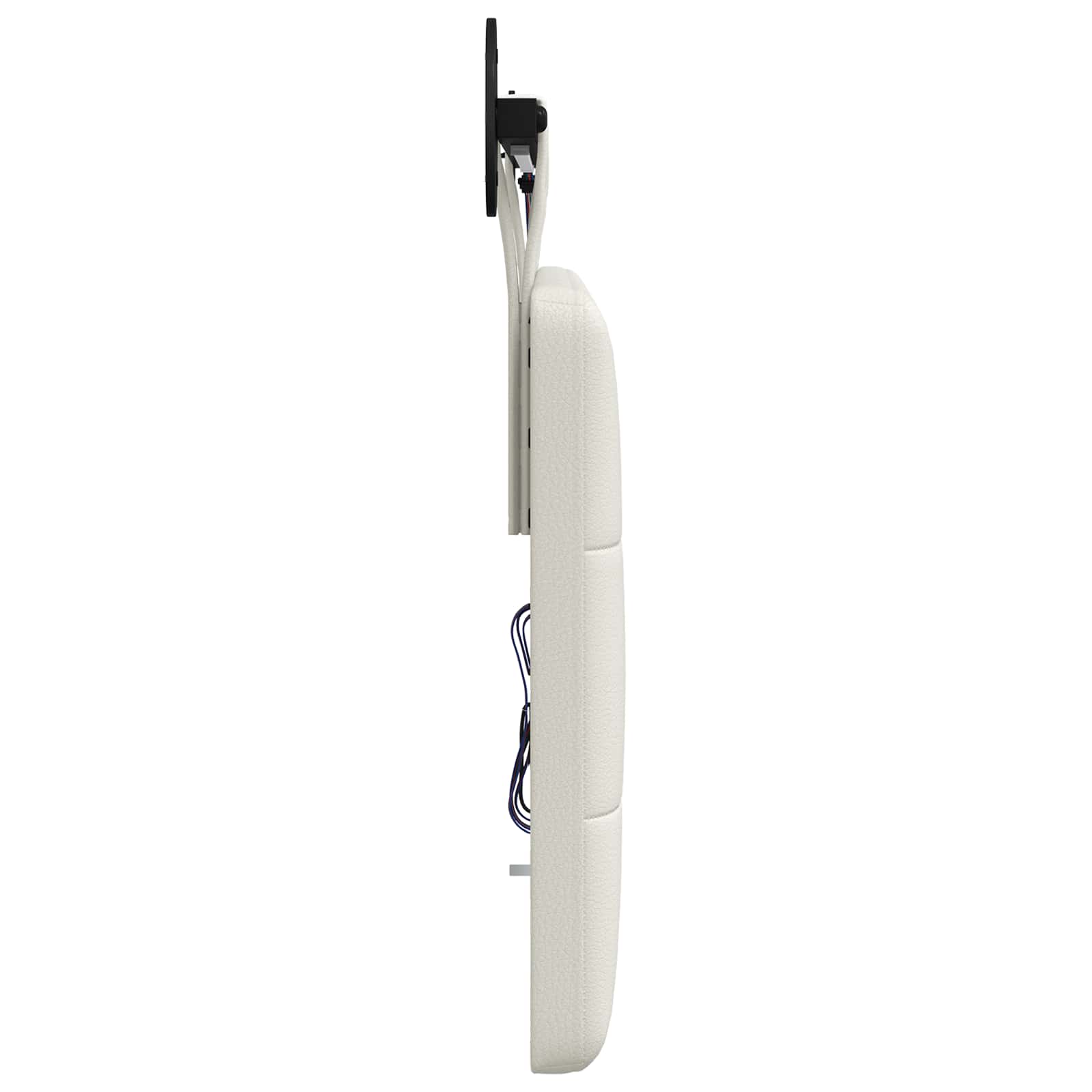 Tête de lit suspendue Avec lumière LED Blanc Simili cuir - XIOS