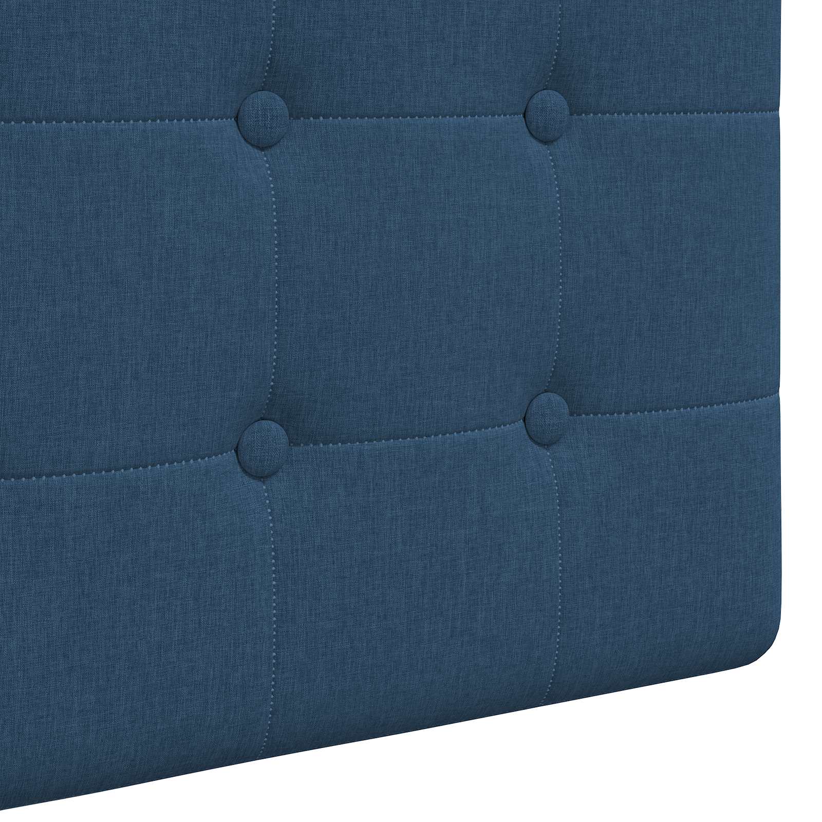 Tête de lit suspendue Avec lumière LED Bleu Tissu - XIOS