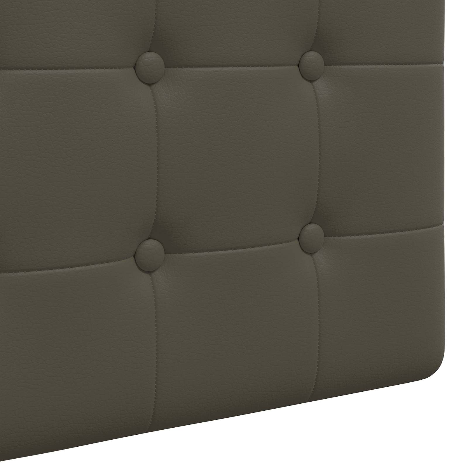 Tête de lit suspendue Avec lumière LED Gris Simili cuir - XIOS