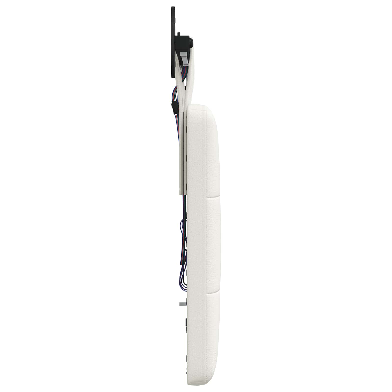 Tête de lit suspendue Avec lumière LED Blanc Simili cuir - XIOS