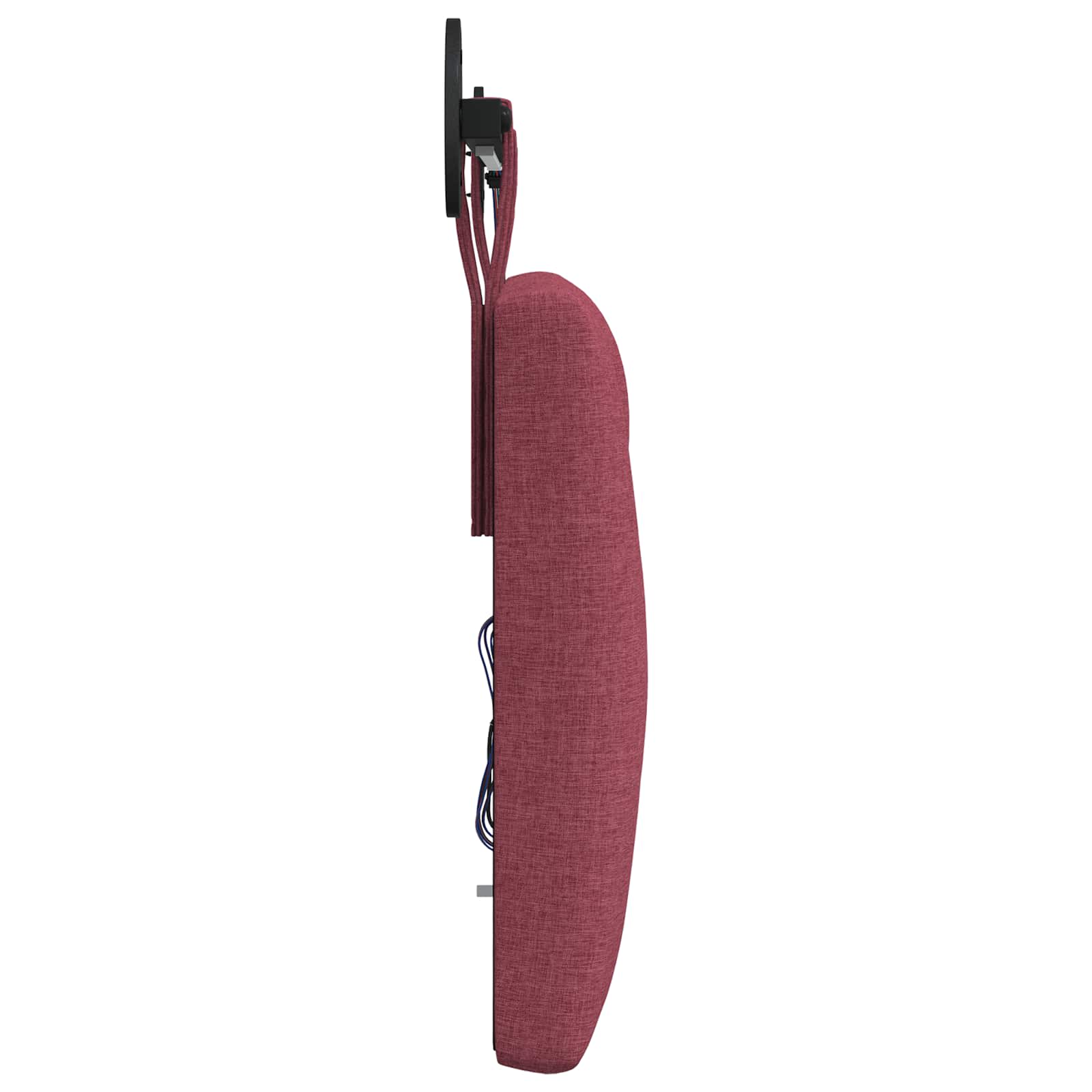 Tête de lit suspendue Avec lumière LED Bordeaux Tissu - XIOS