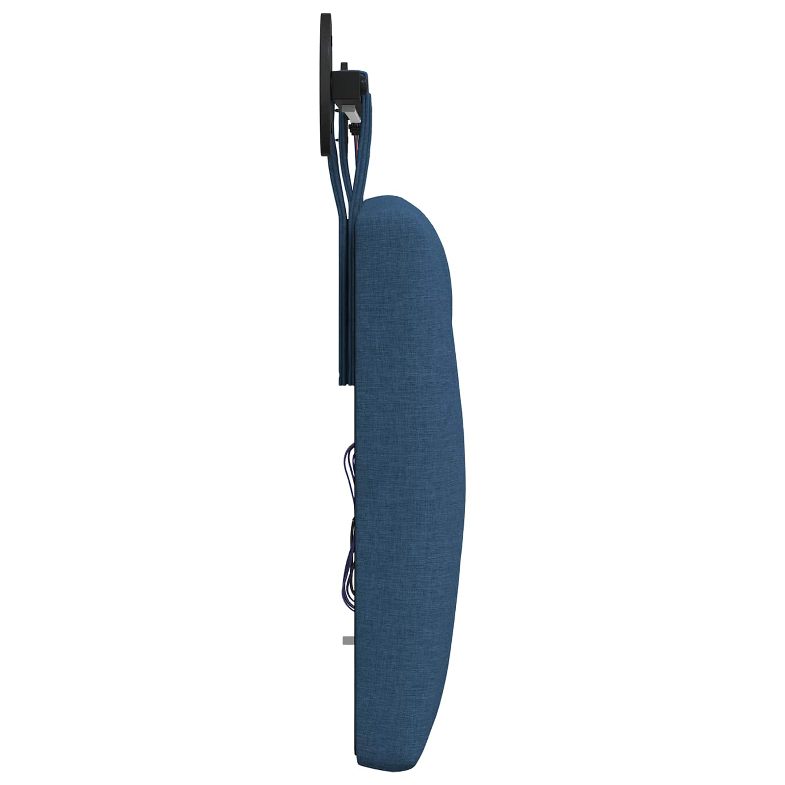 Tête de lit suspendue Avec lumière LED Bleu Tissu - XIOS