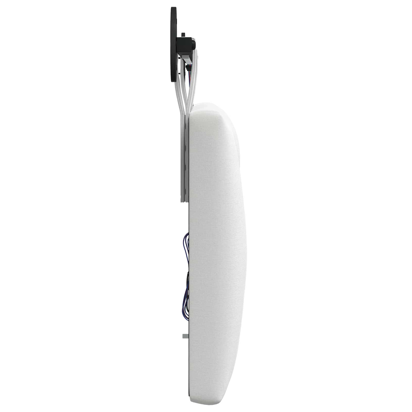 Tête de lit suspendue Avec lumière LED Blanc Tissu - XIOS