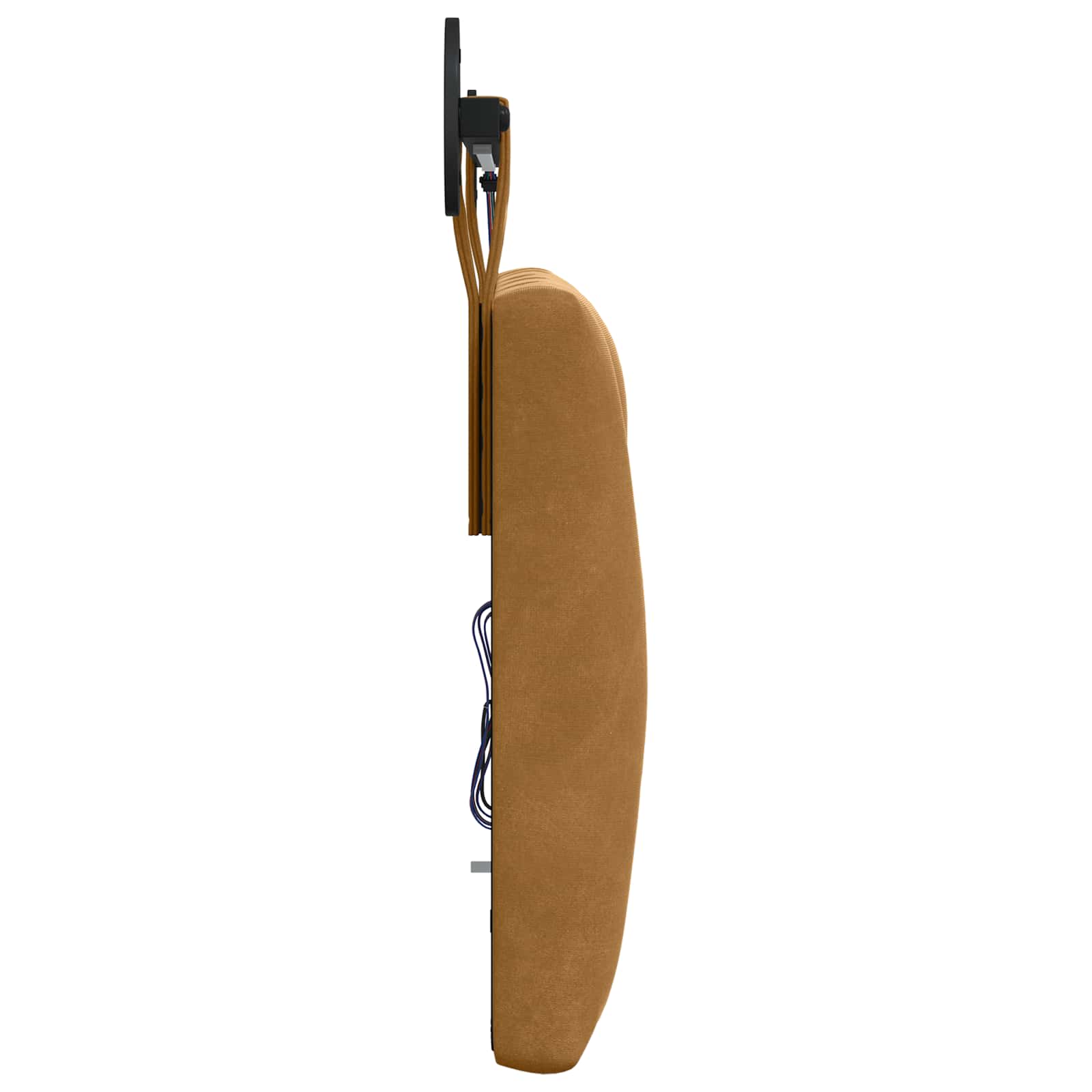 Tête de lit suspendue Avec lumière LED Marron Velours - XIOS