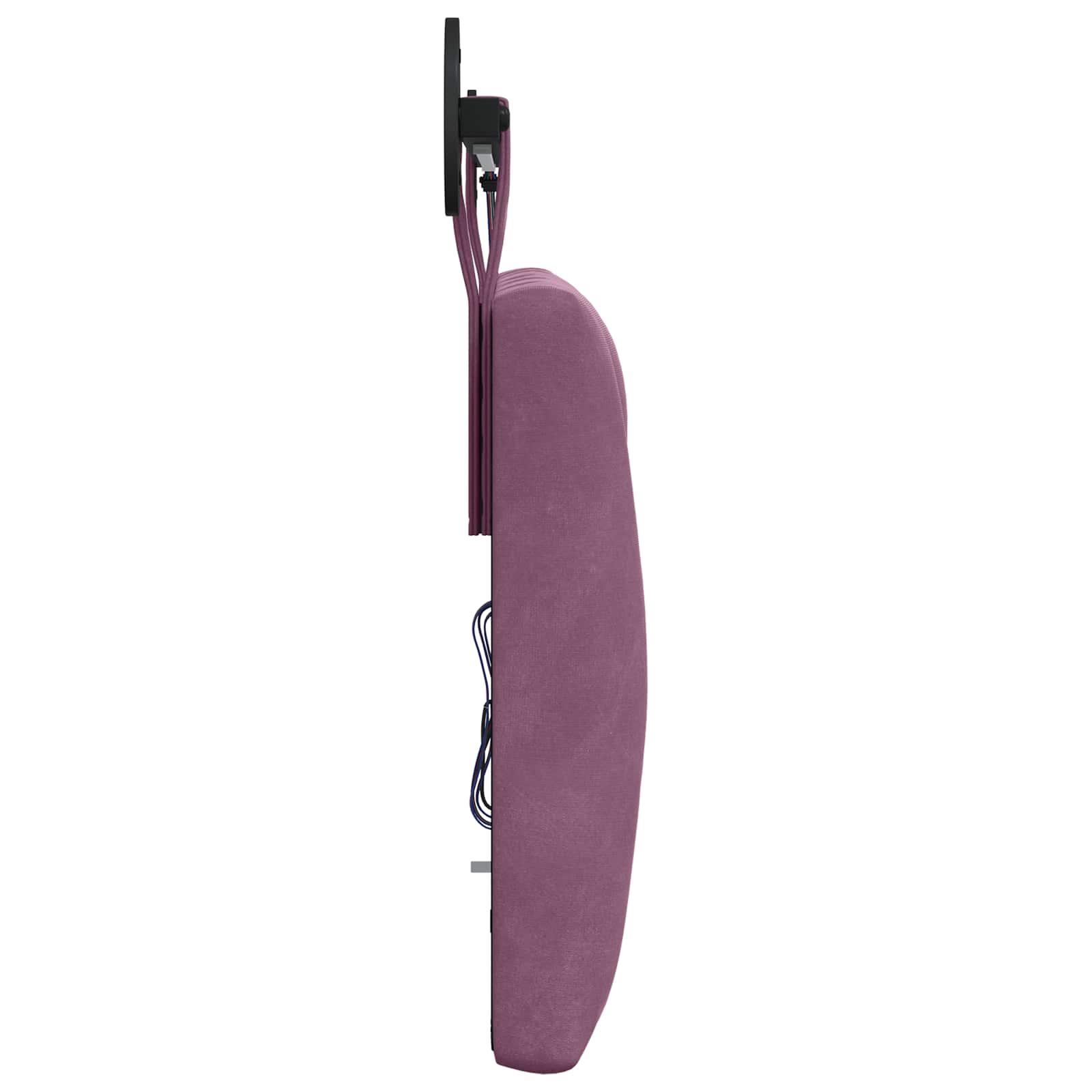 Tête de lit suspendue Avec lumière LED Pourpre Velours - XIOS