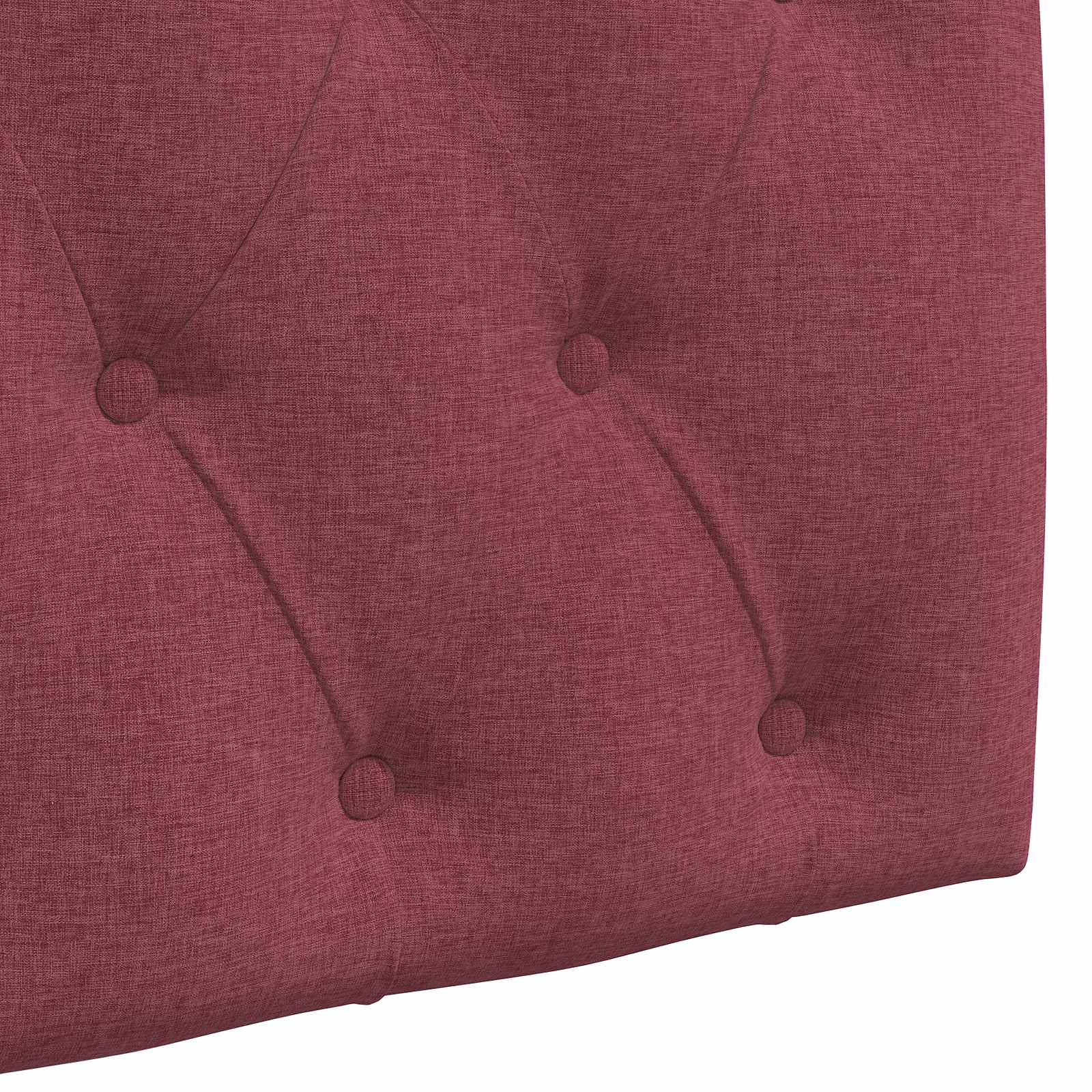 Tête de lit suspendue Avec lumière LED Bordeaux Tissu - XIOS