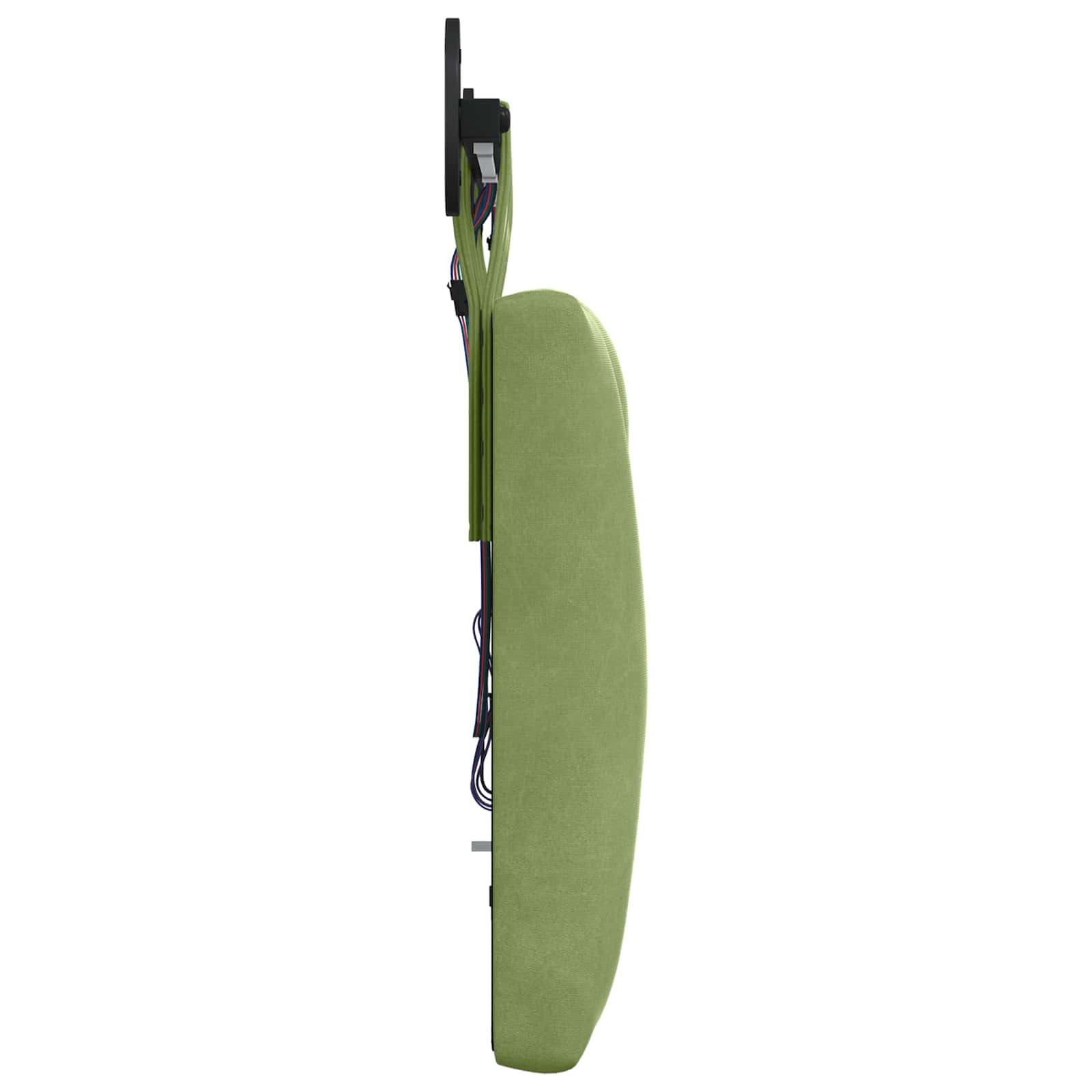 Tête de lit suspendue Avec lumière LED Vert clair Velours - XIOS