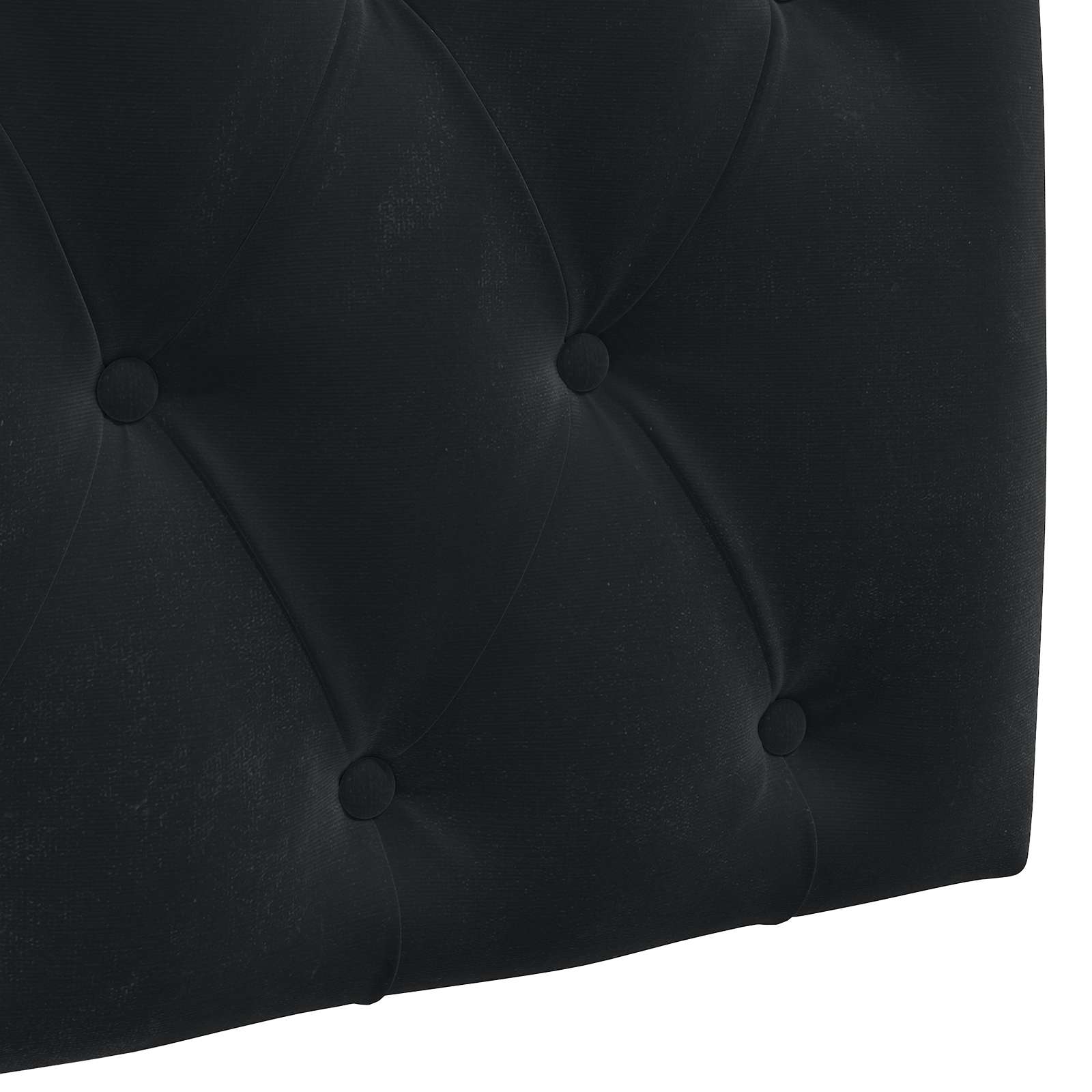 Tête de lit suspendue Avec lumière LED Noir Velours - XIOS