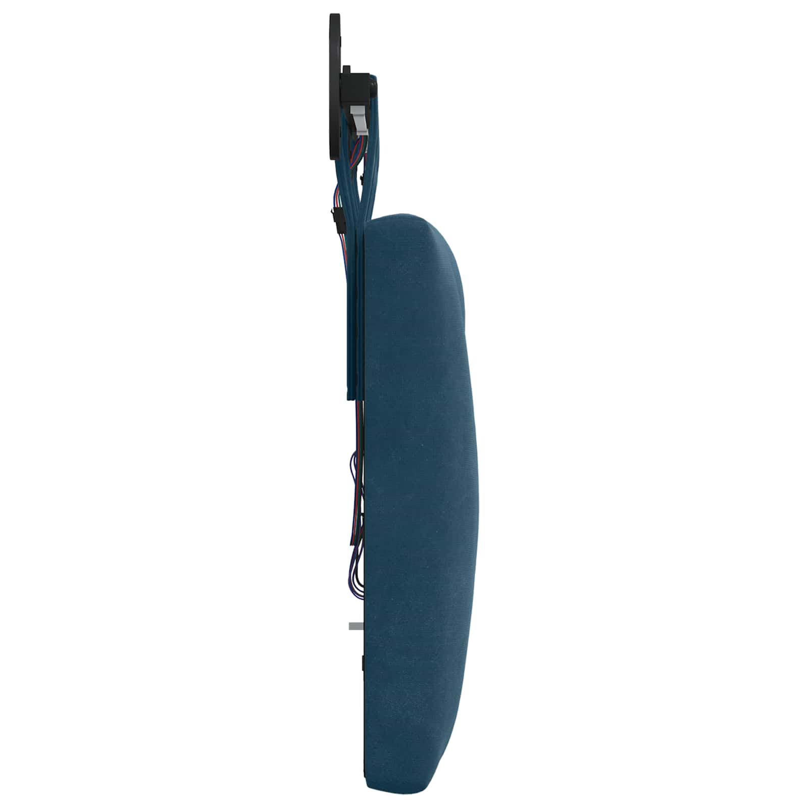 Tête de lit suspendue Avec lumière LED Bleu Velours - XIOS