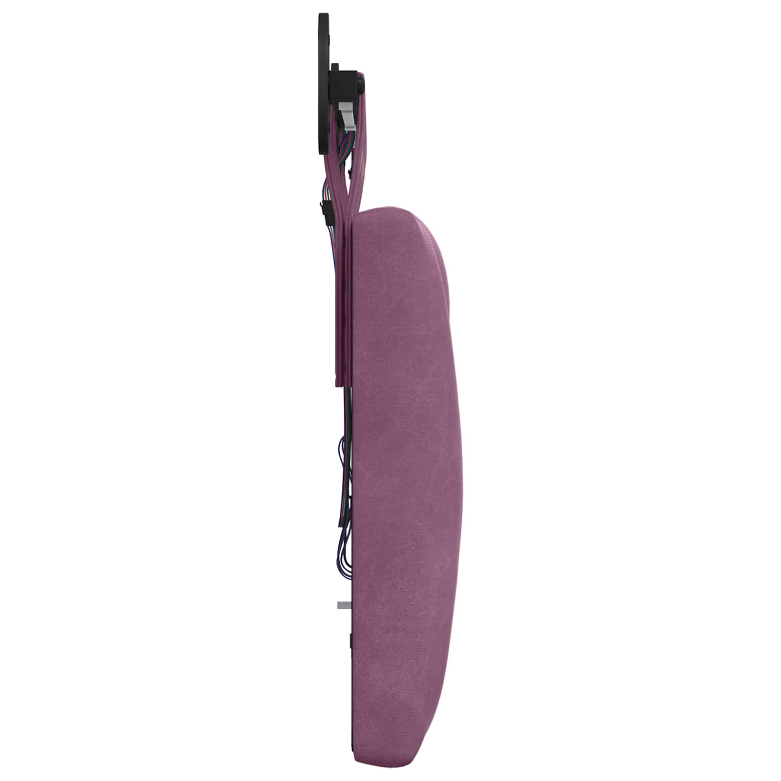 Tête de lit suspendue Avec lumière LED Pourpre Velours - XIOS