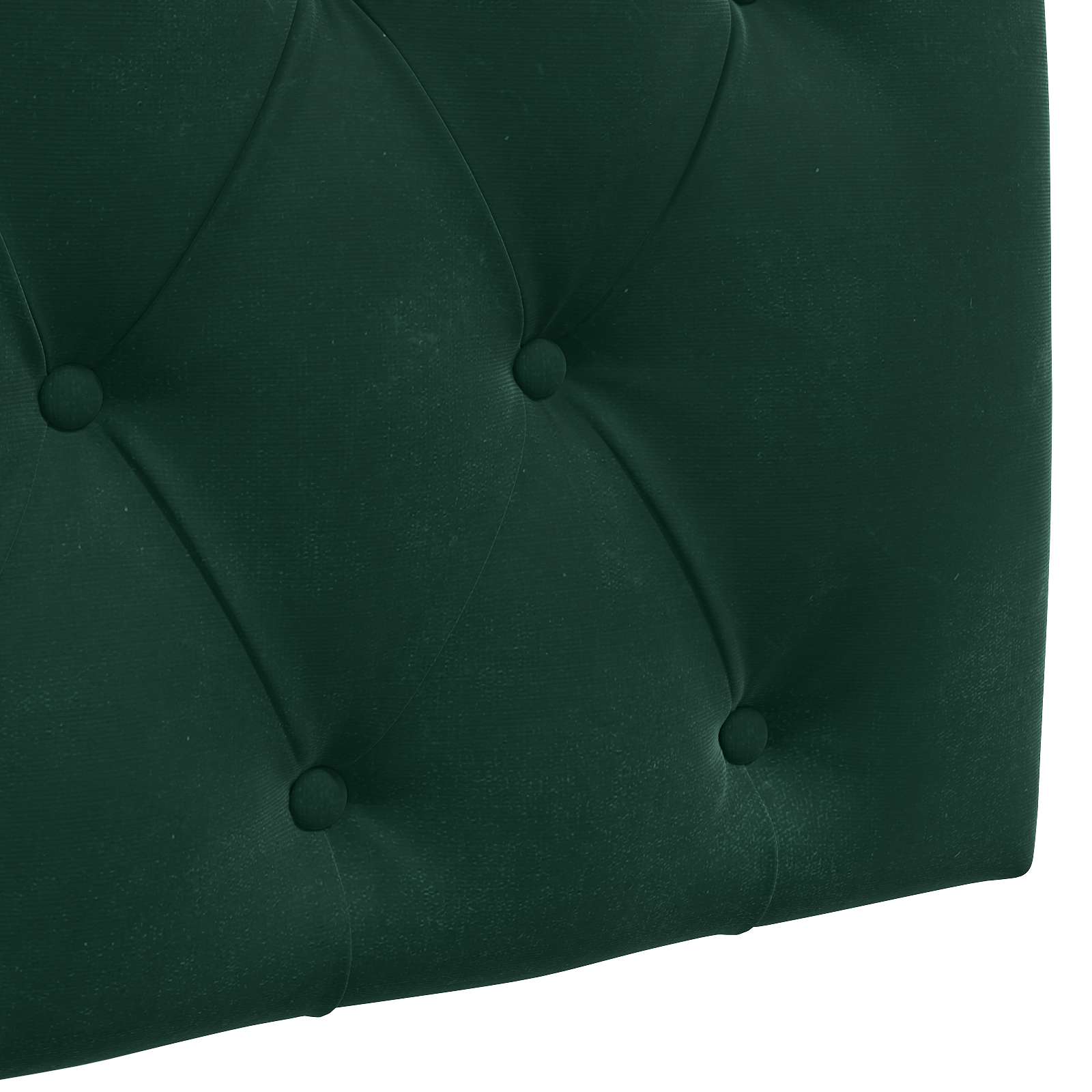 Tête de lit suspendue Avec lumière LED Vert foncé Velours - XIOS