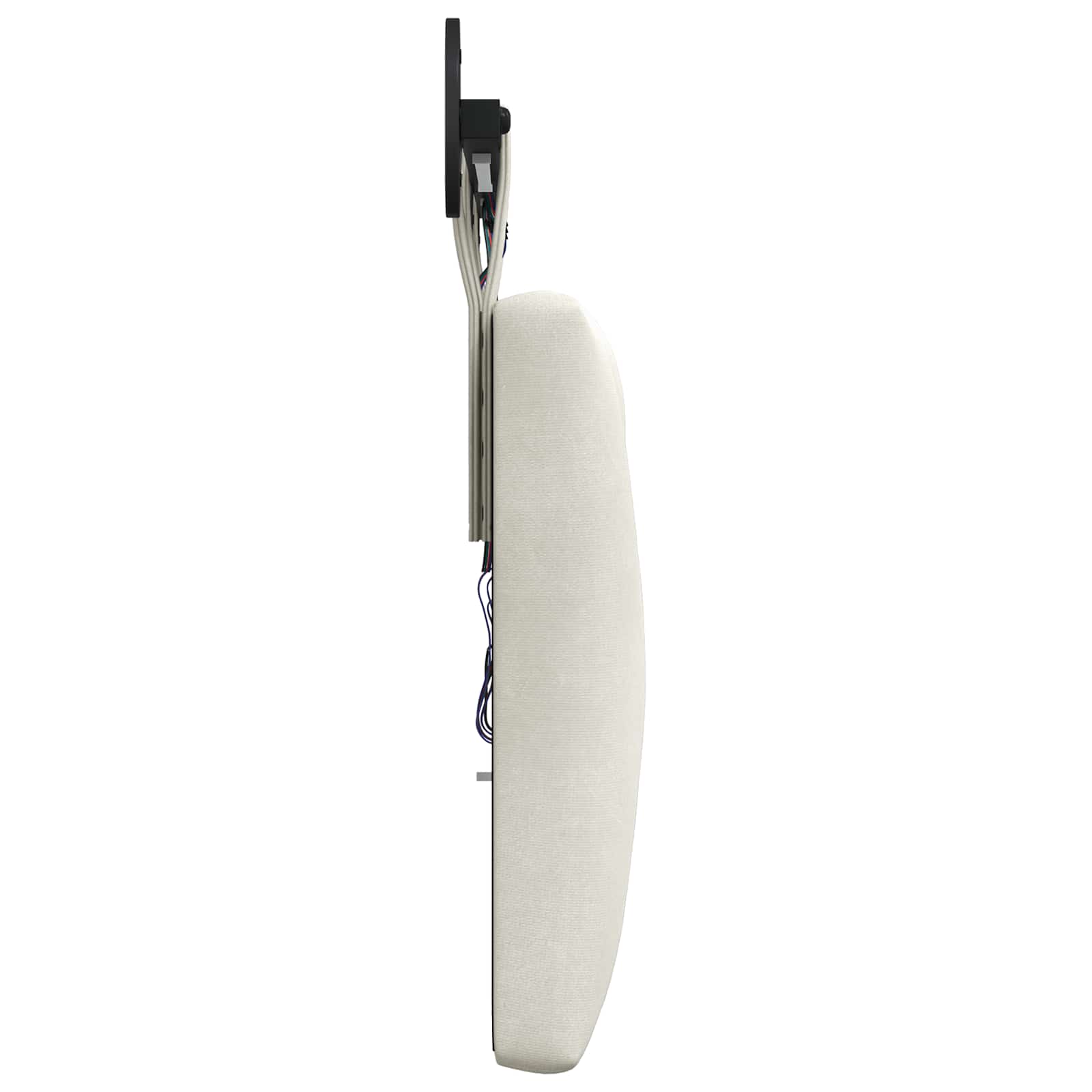 Tête de lit suspendue Avec lumière LED Crème Velours - XIOS