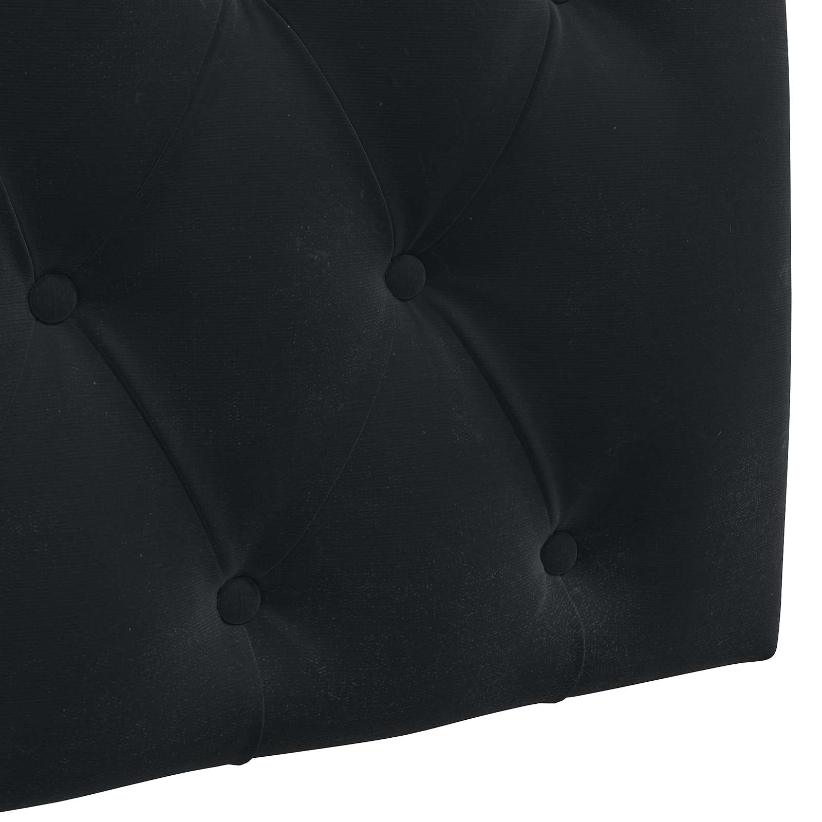 Tête de lit suspendue Avec lumière LED Noir Velours - XIOS