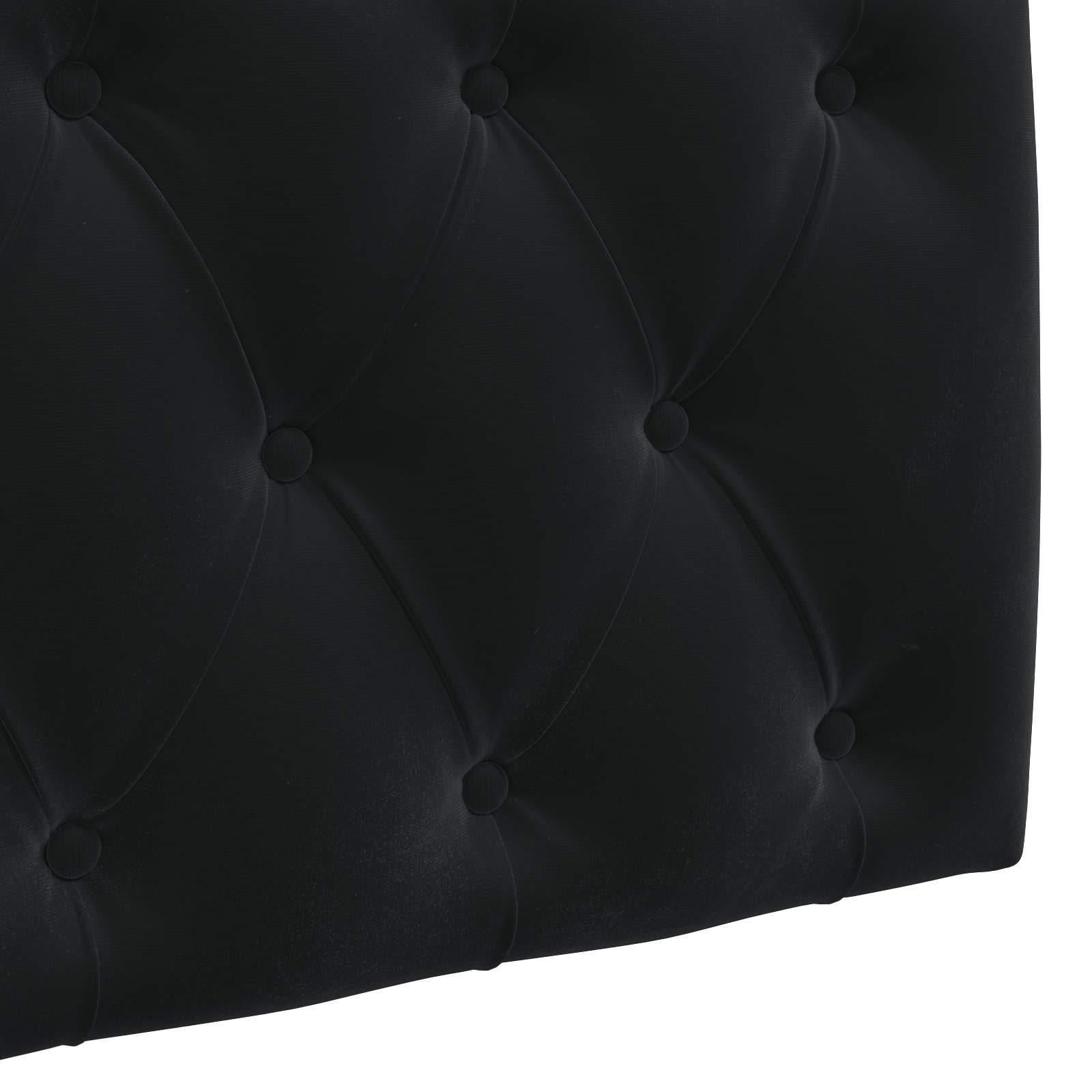Tête de lit suspendue Avec lumière LED Noir Velours - XIOS