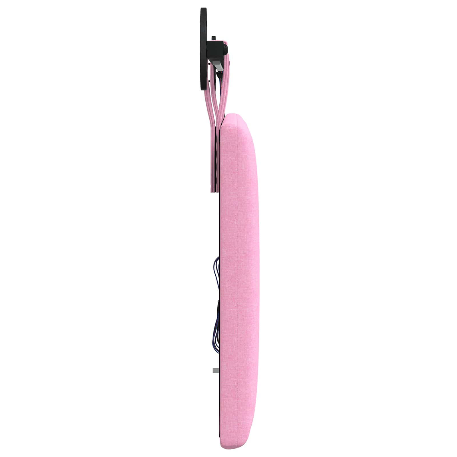 Tête de lit suspendue Avec lumière LED Rose Tissu - XIOS