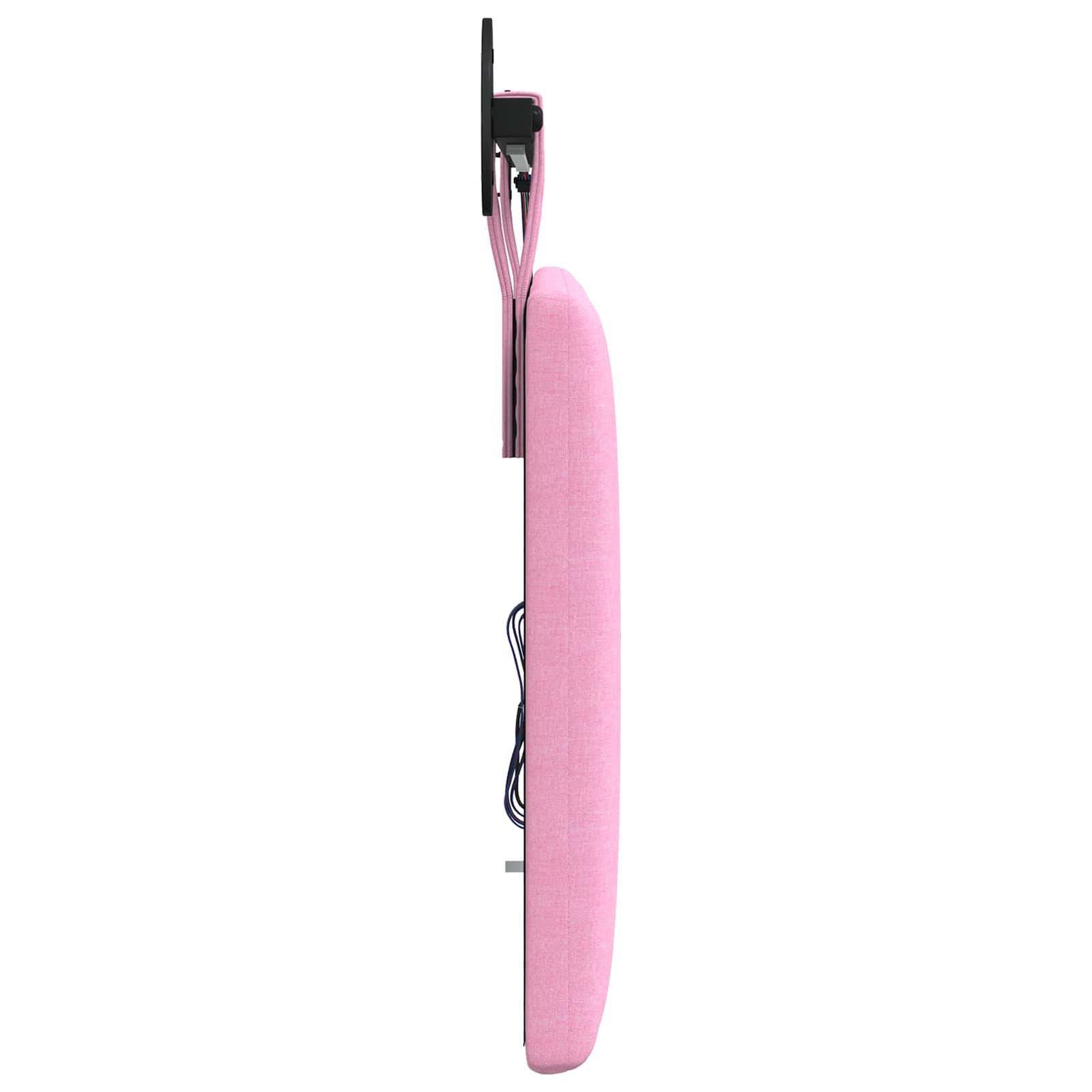Tête de lit suspendue Avec lumière LED Rose Tissu - XIOS
