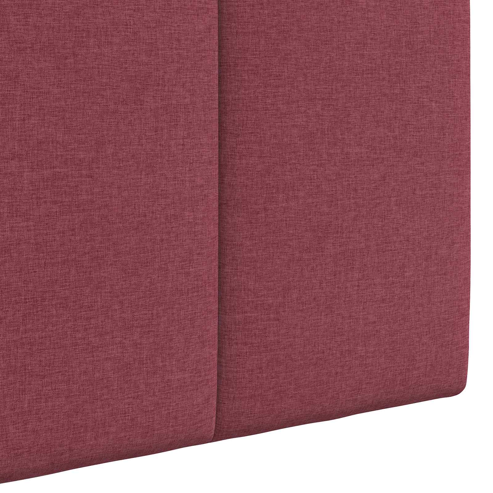 Tête de lit suspendue Avec lumière LED Bordeaux Tissu - XIOS