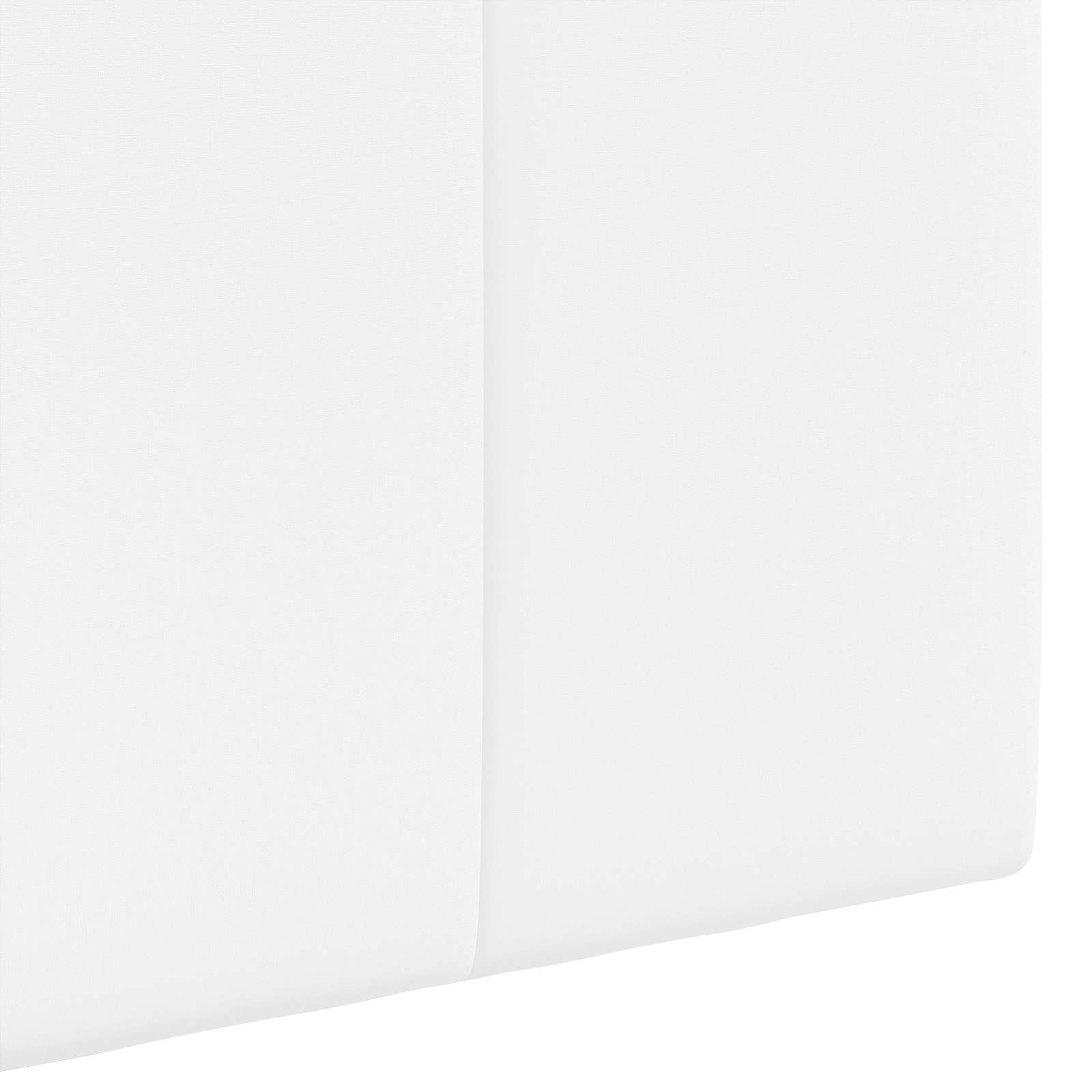 Tête de lit suspendue Avec lumière LED Blanc Tissu - XIOS