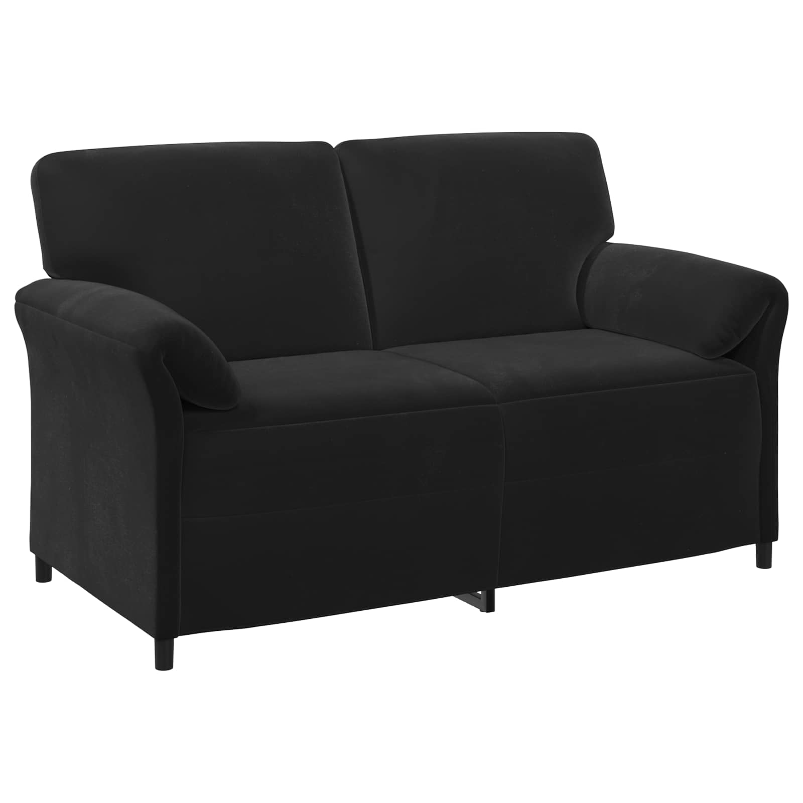 Ensemble de Canapés 2 pc Noir Velours