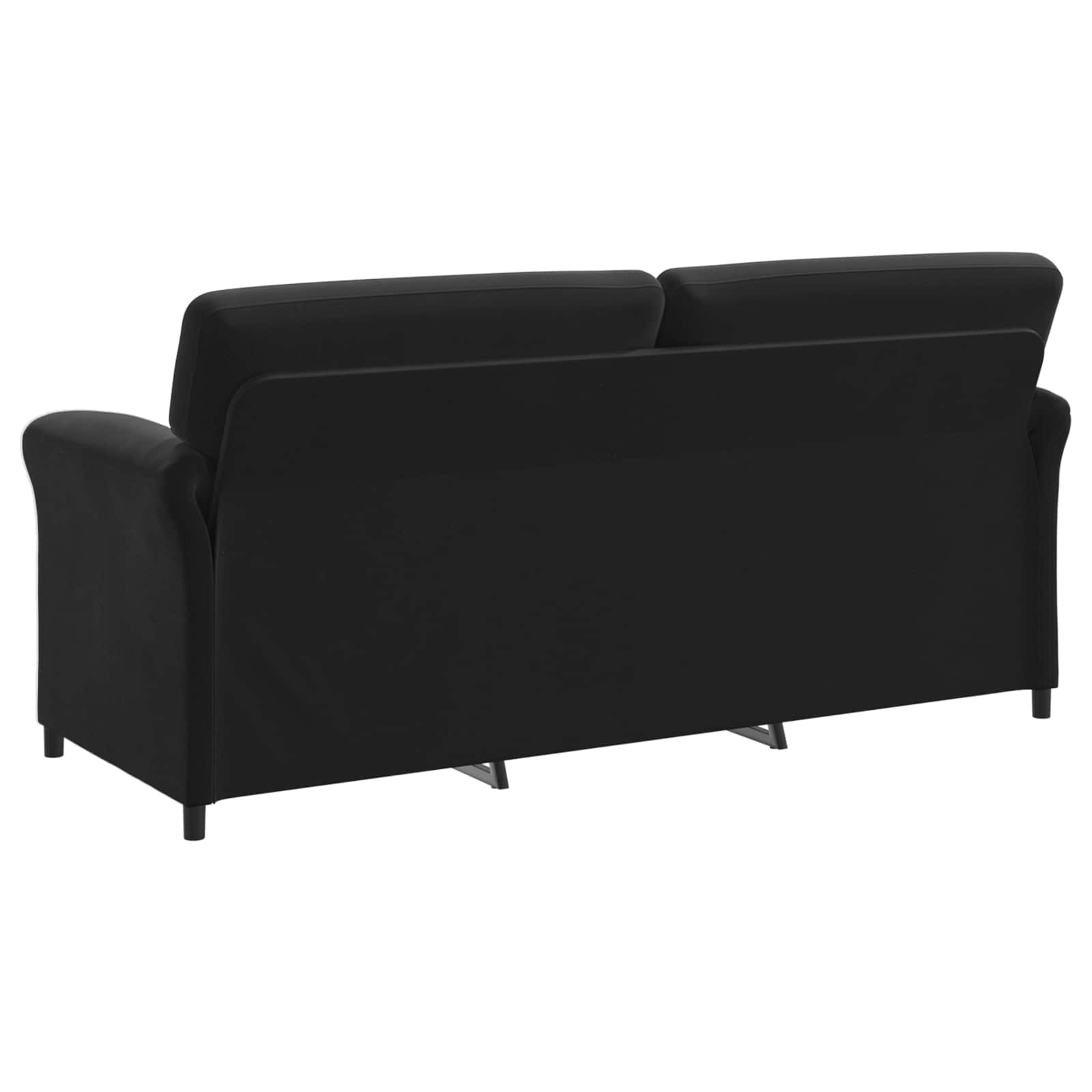 Ensemble de Canapés 2 pc Noir Velours