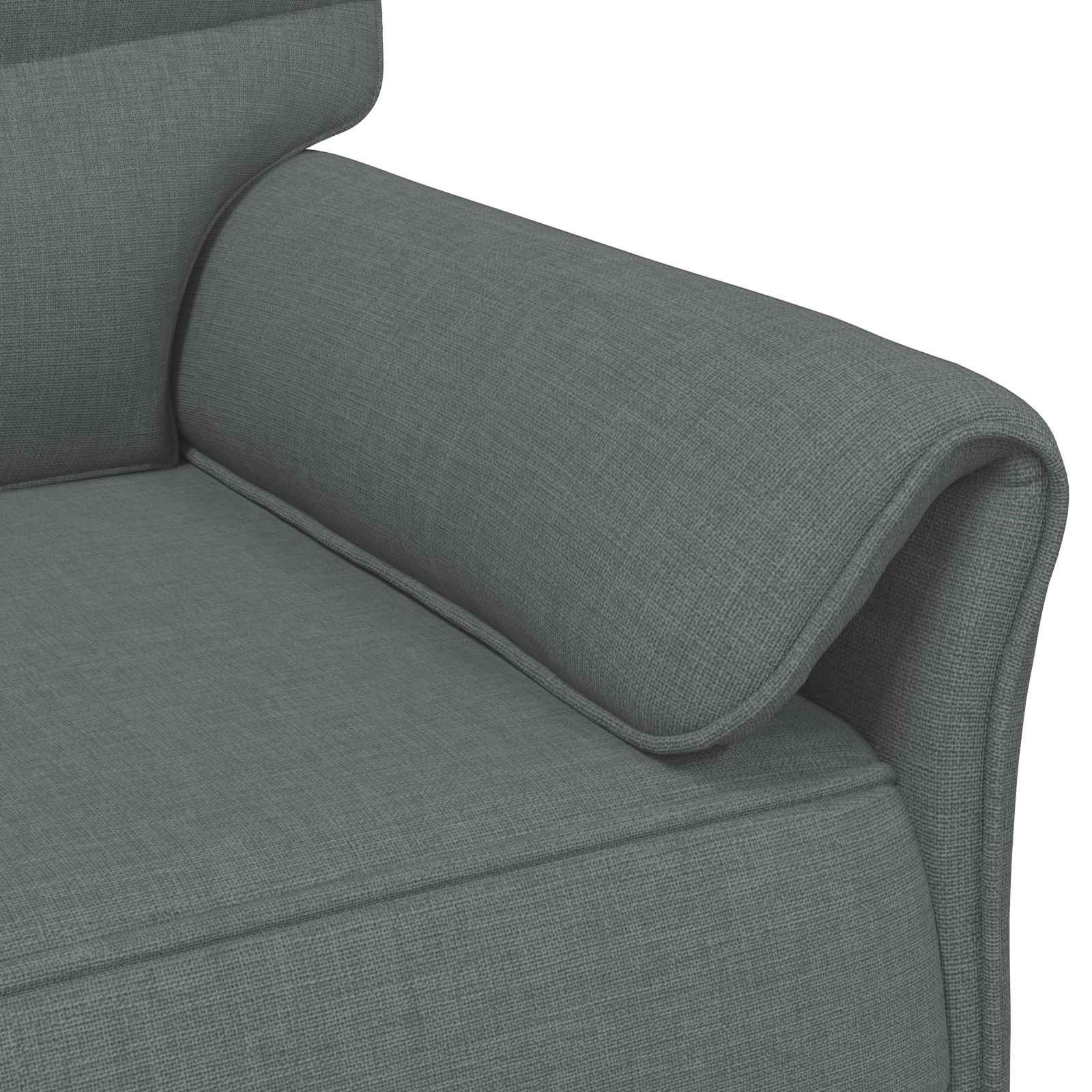 Canapé 100% polyester, cadre en métal, MDF, Contreplaqué - XIOS