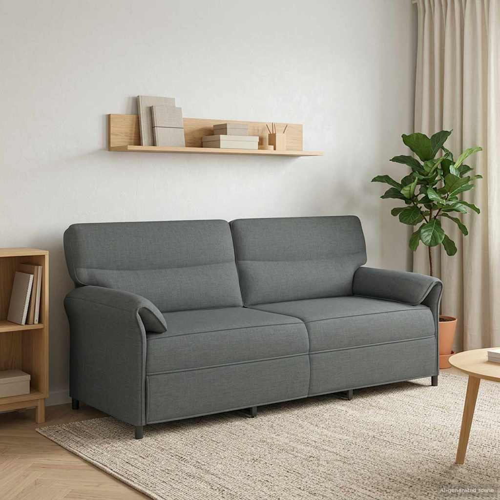 Canapé 100% polyester, cadre en métal, MDF, Contreplaqué - XIOS