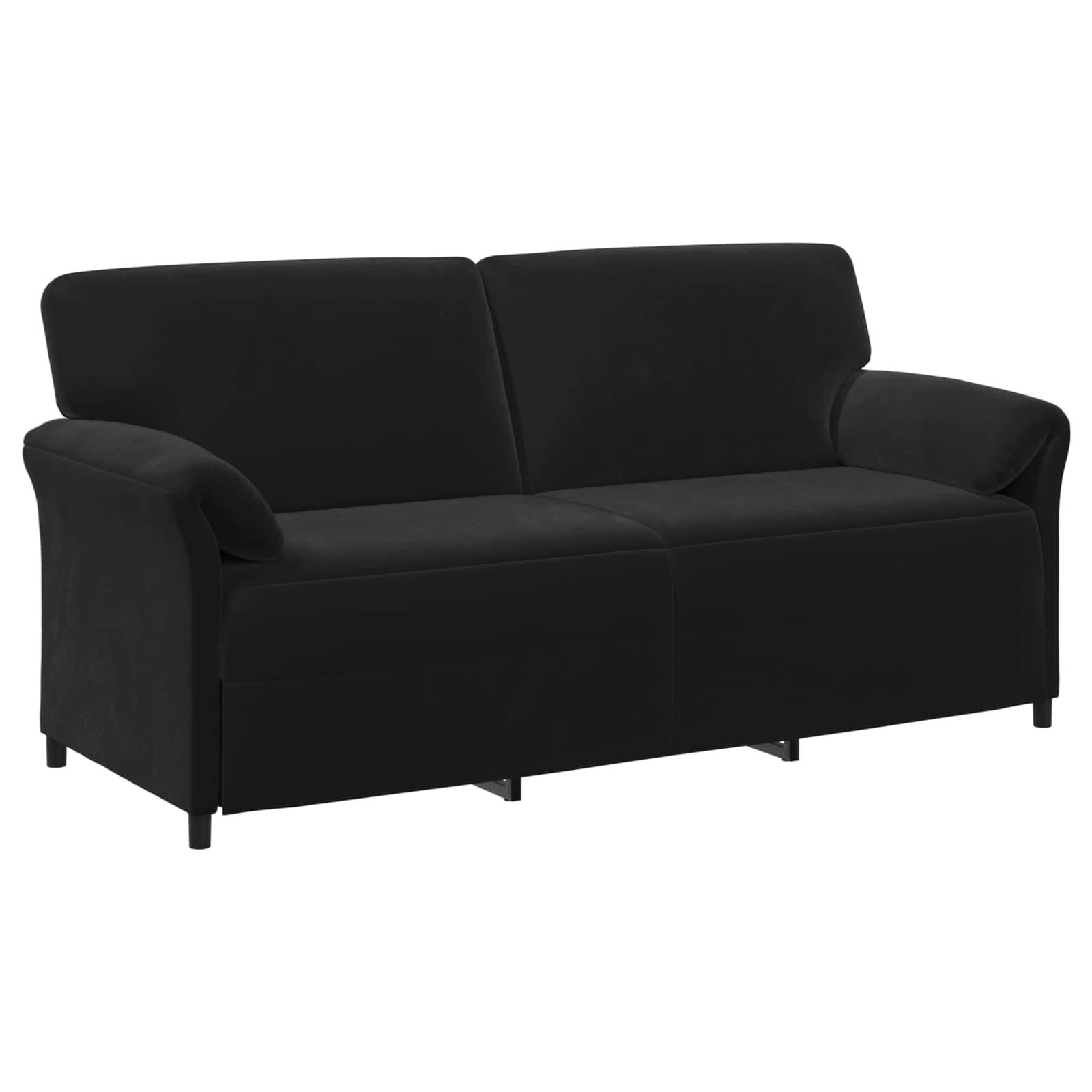 Sofa 3 places Noir 198 x 83 x 95 cm Velours - XIOS