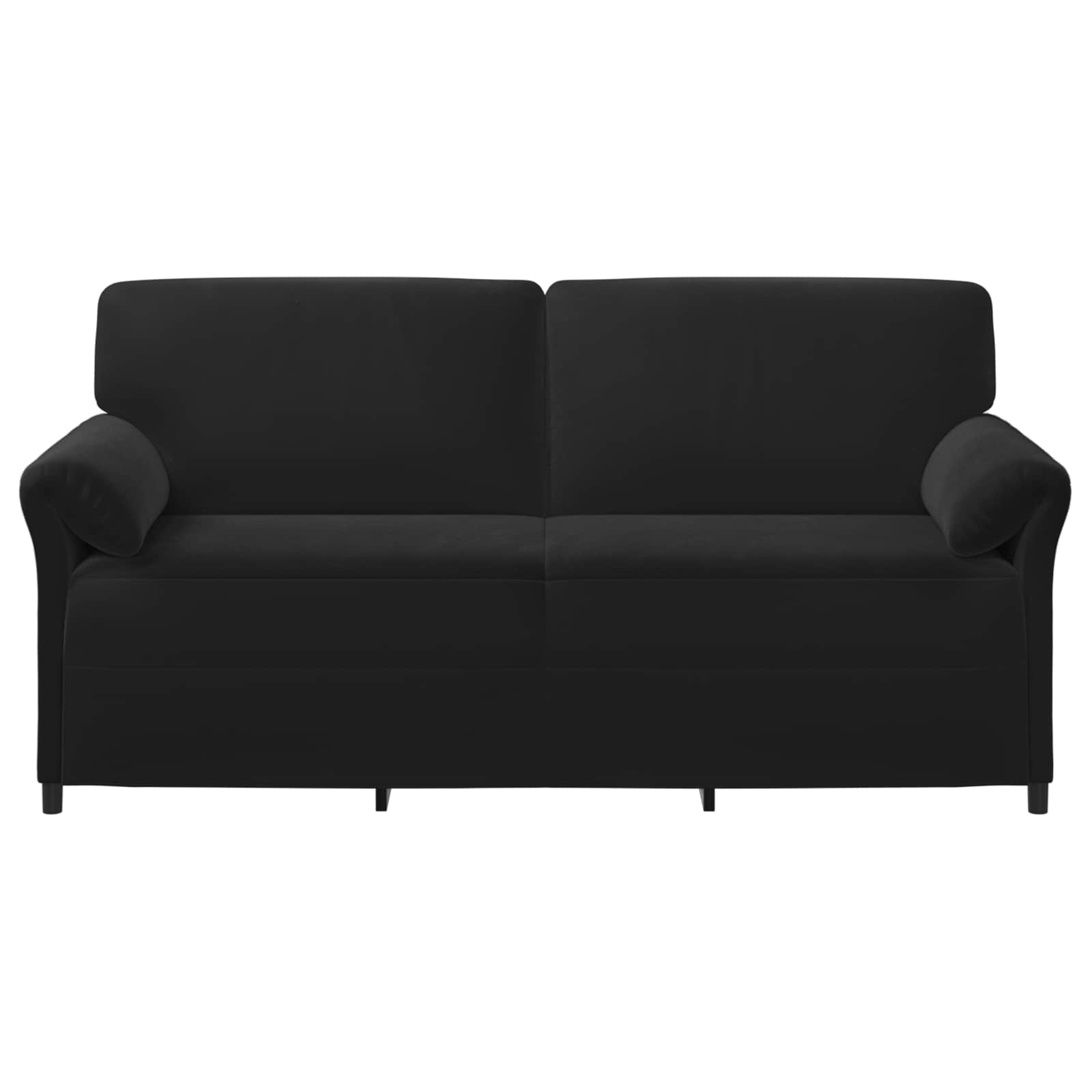 Sofa 3 places Noir 198 x 83 x 95 cm Velours - XIOS