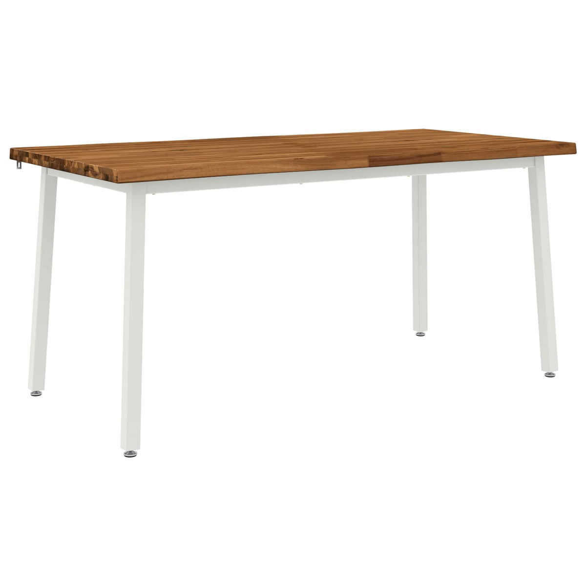 Table à manger en bord vivant 160 x 70 x 75 cm Naturel