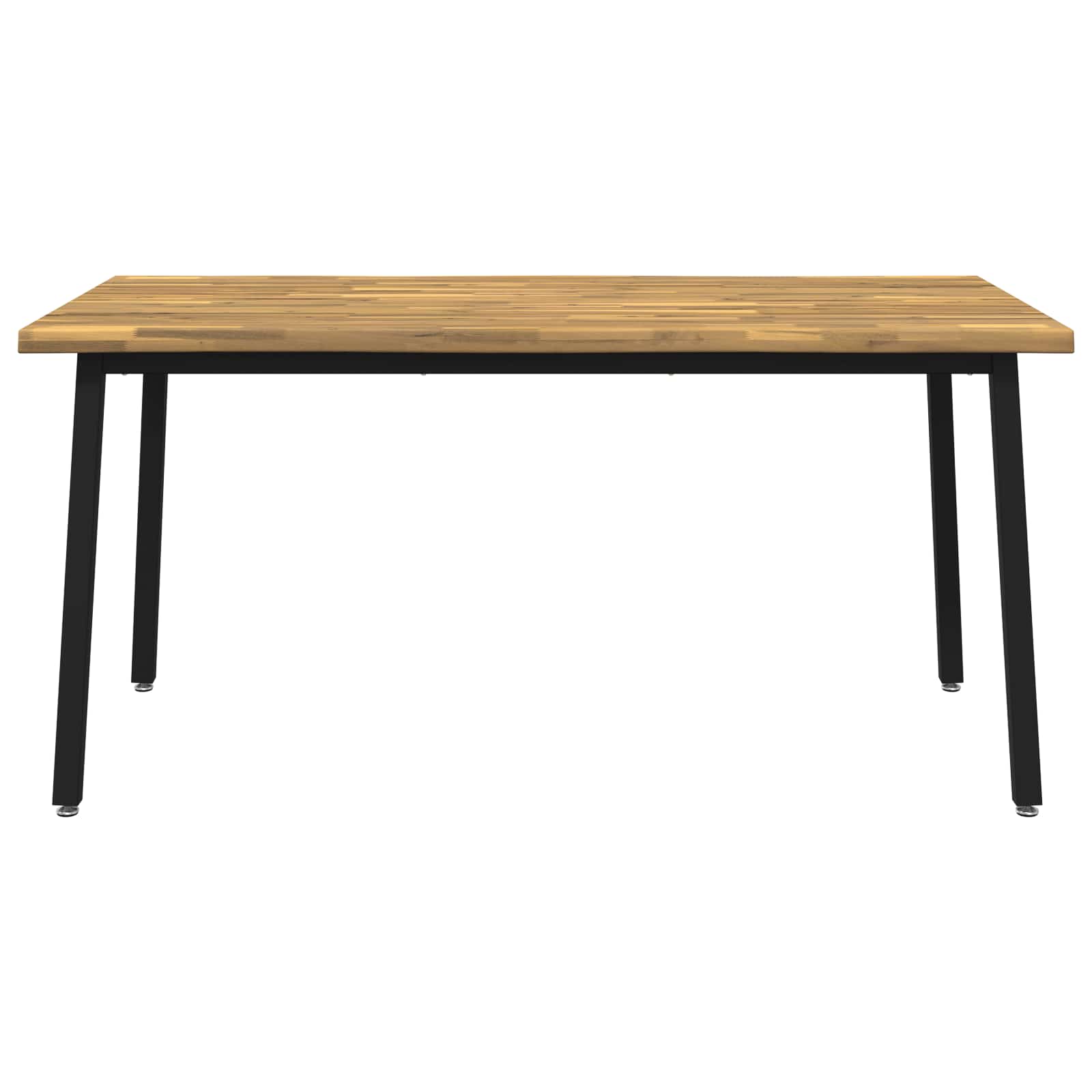 Table à manger en bord vivant 140 x 90 x 75 cm Blanc