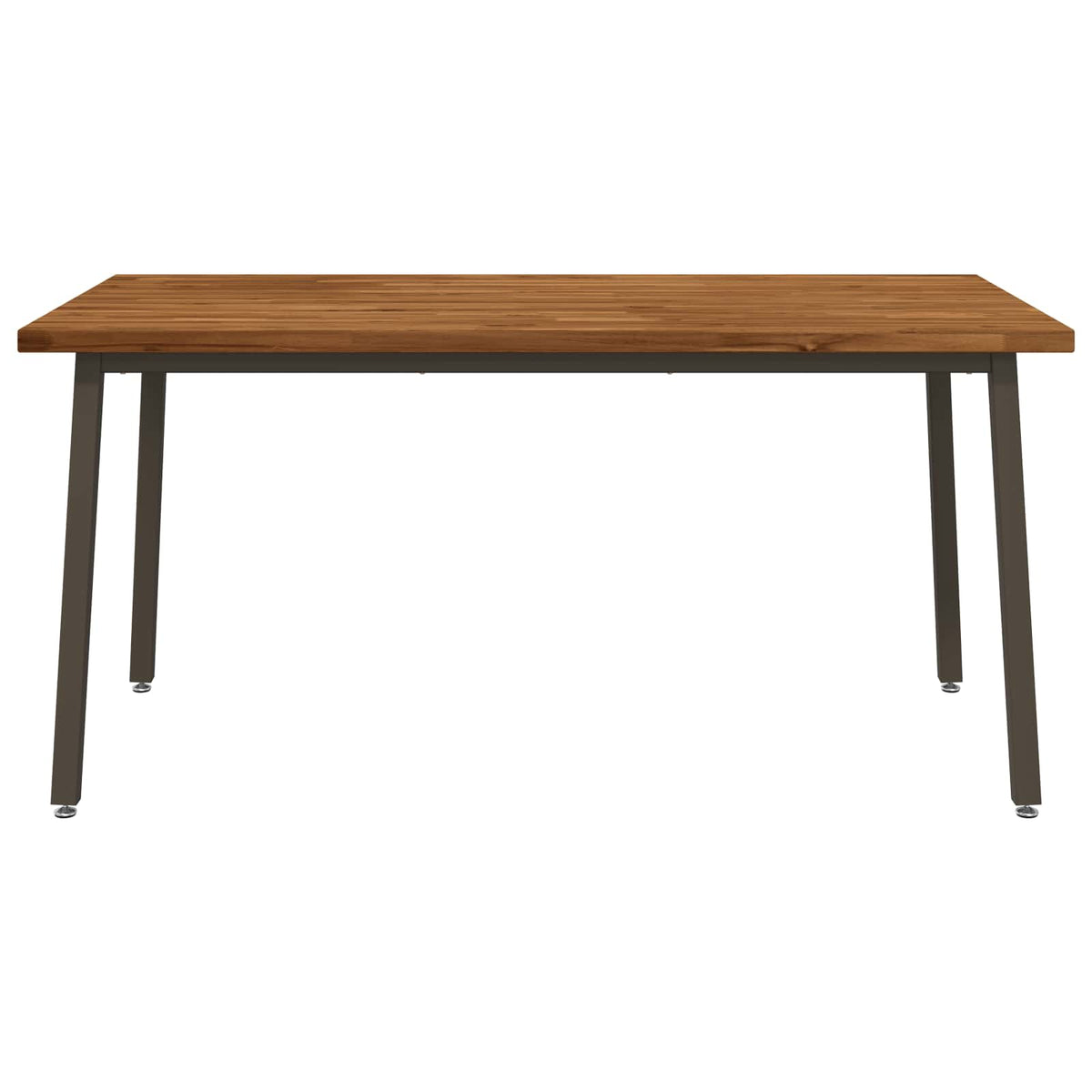 Table à manger carrée 160 x 70 x 75 cm Bois d'Acacia Massif