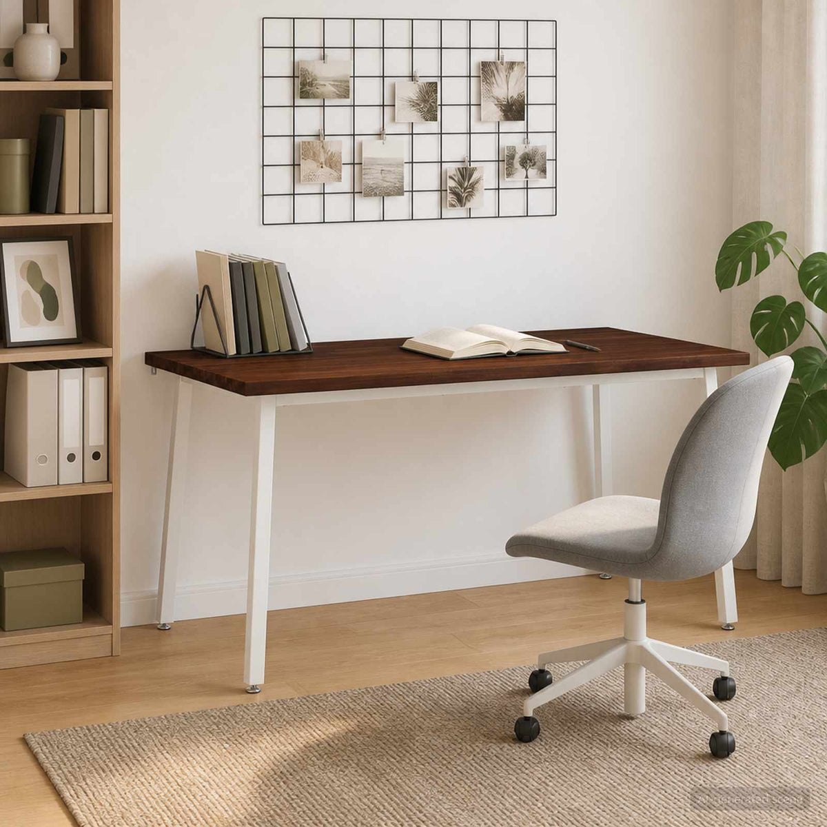Table à manger carrée 160 x 80 x 75 cm Bois d'Acacia Massif