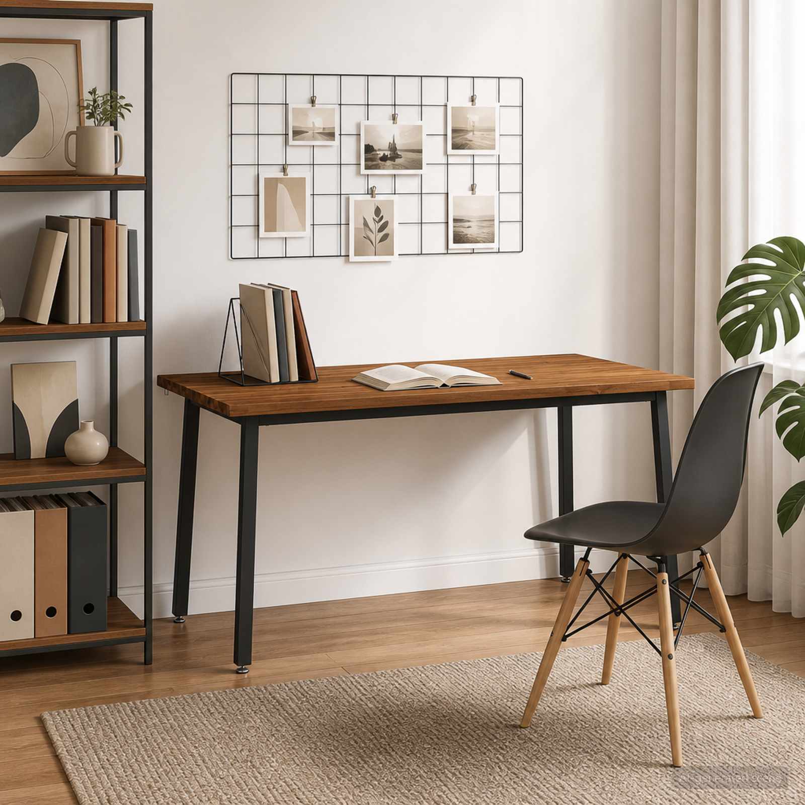 Table à manger carrée 160 x 80 x 75 cm Bois d'Acacia Massif