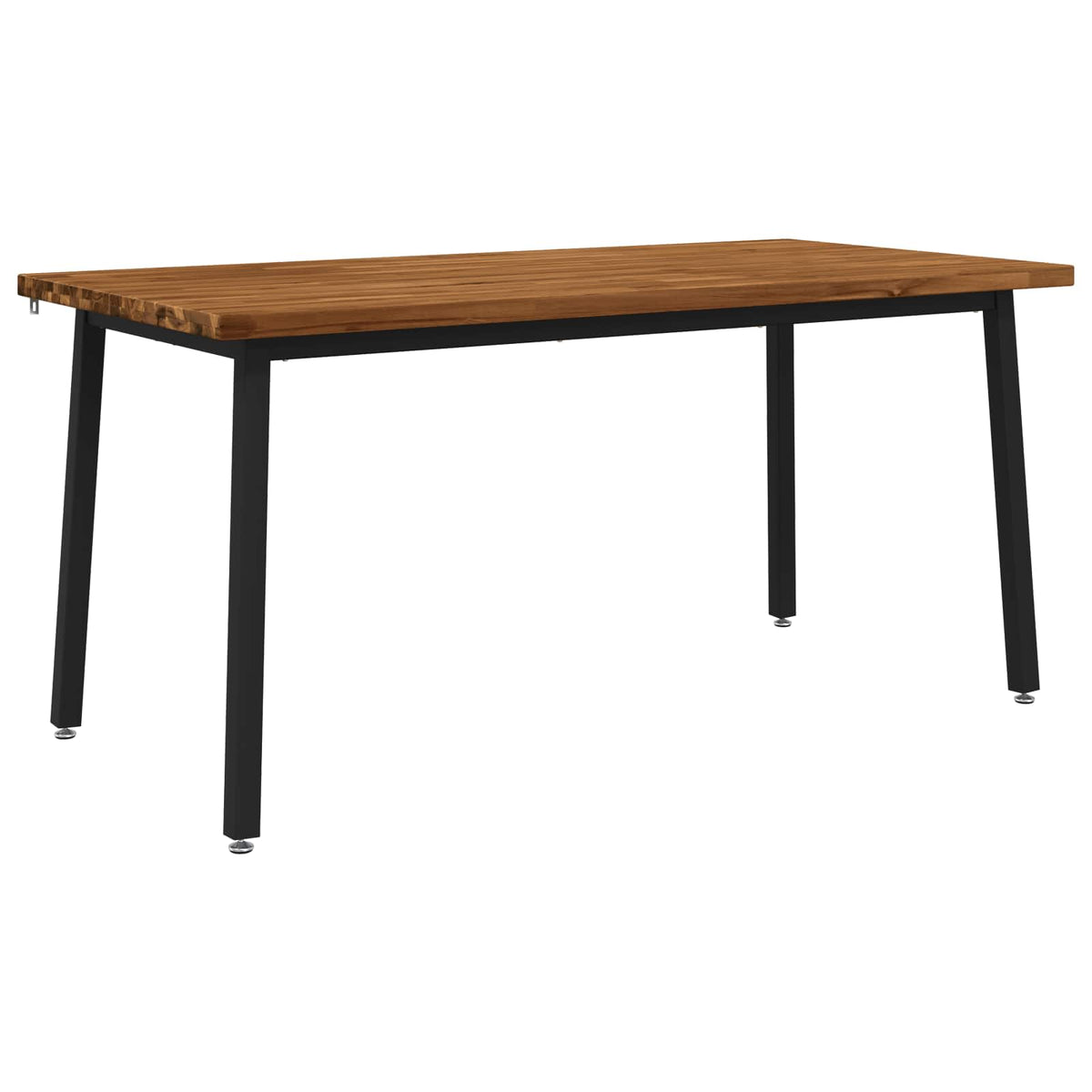 Table à manger carrée 160 x 80 x 75 cm Bois d'Acacia Massif