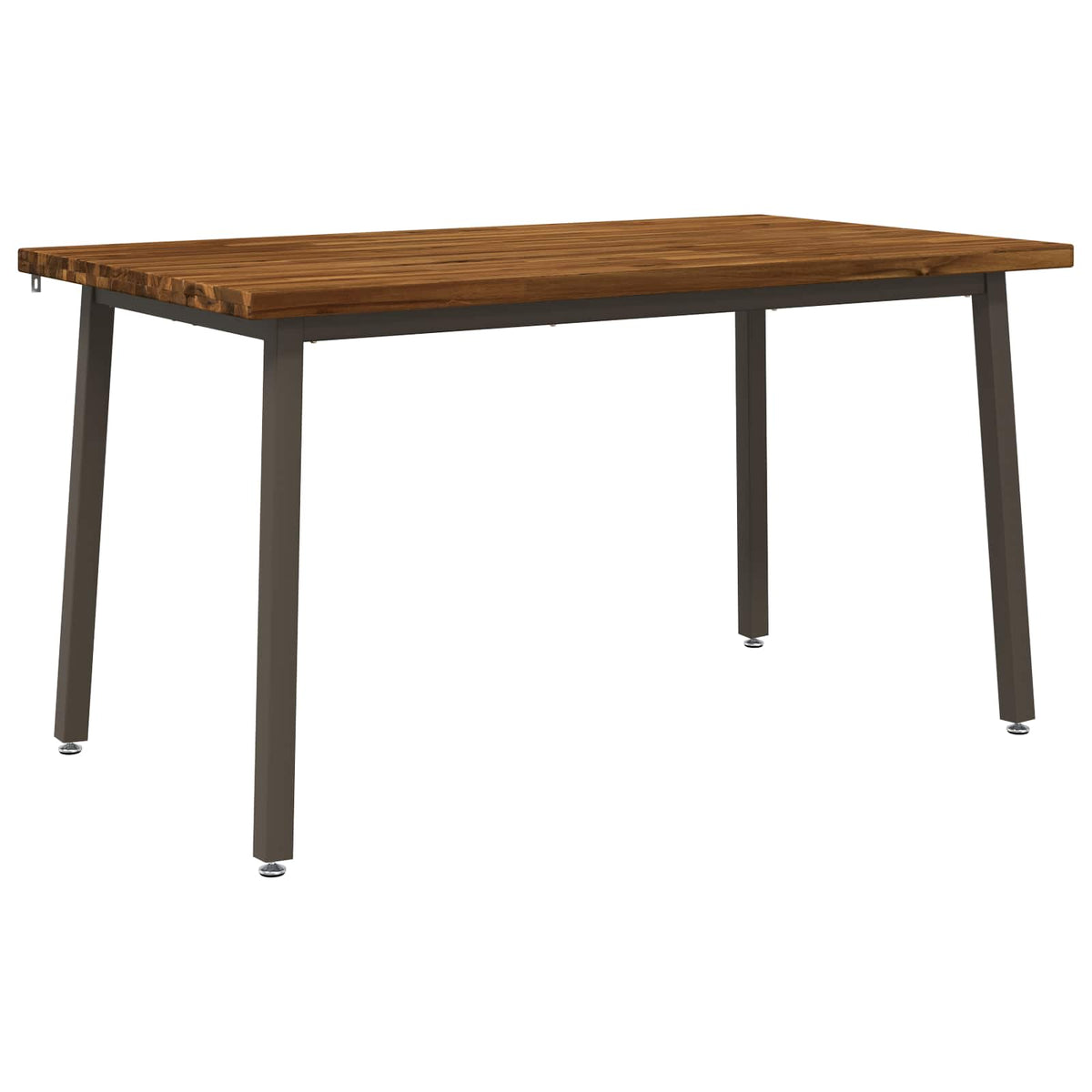 Table à manger carrée 140 x 90 x 75 cm Bois d'Acacia Massif