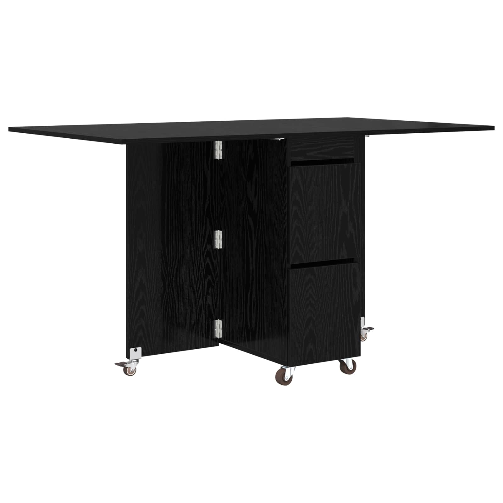 Table à dîner 2 pcs 140 x 80 x 77 cm Bois d'ingénierie - XIOS