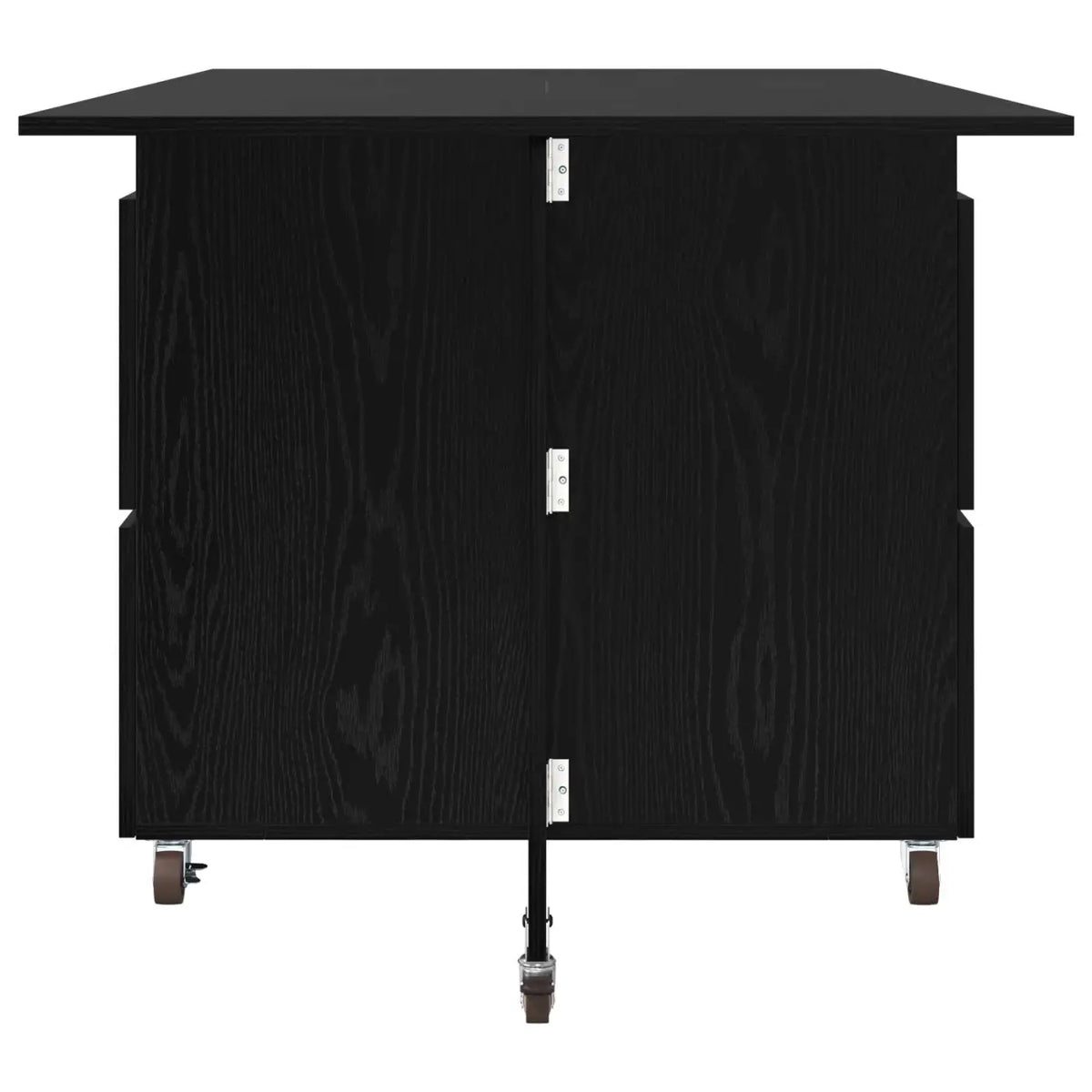 Table à dîner 140 x 80 x 77 cm Bois d’ingénierie Chêne noir - XIOS