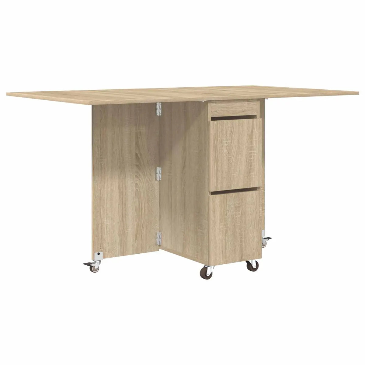 Table à dîner 140 x 80 x 77 cm Bois d’ingénierie Chêne Sonoma - XIOS
