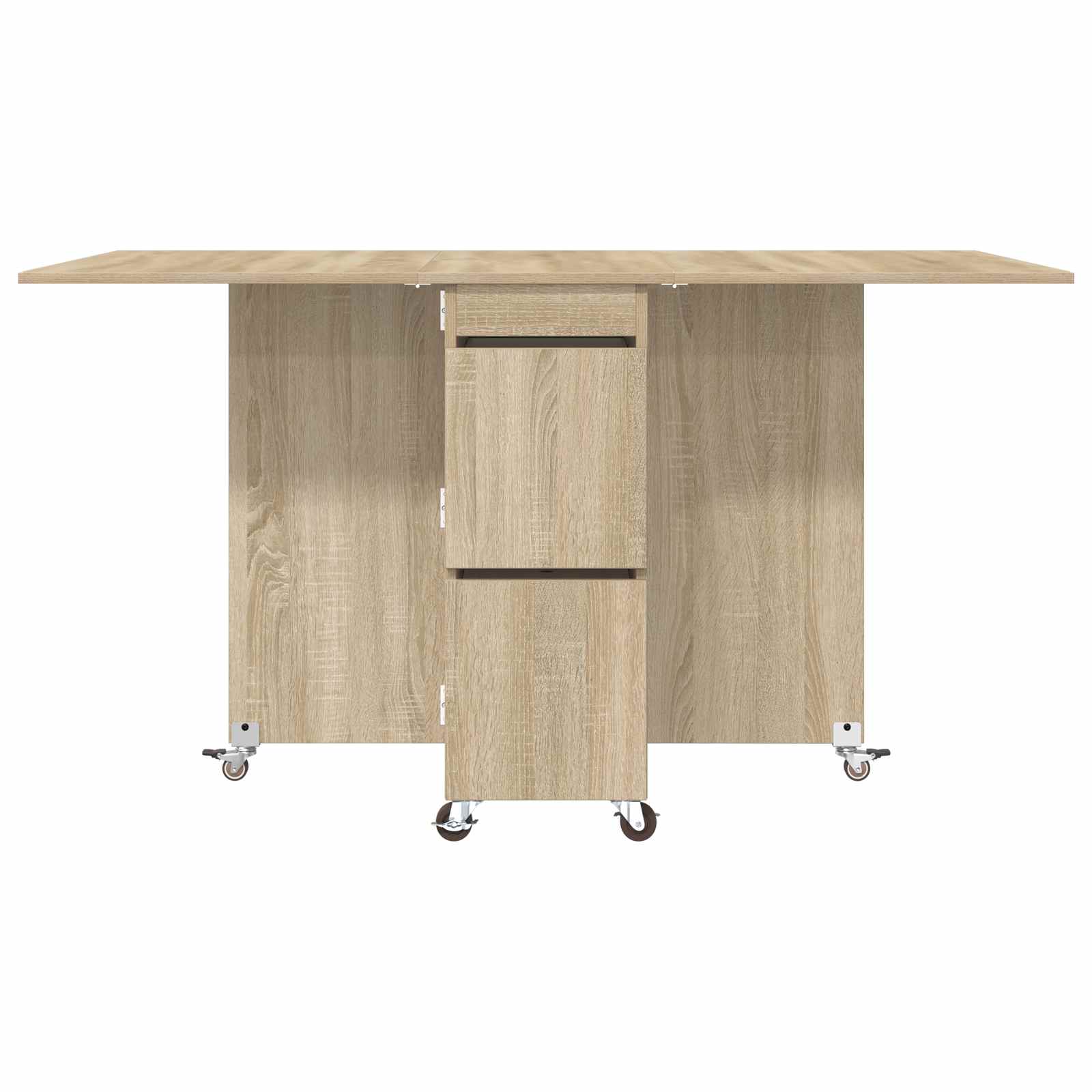 Table à dîner 140 x 80 x 77 cm Bois d'ingénierie Chêne Sonoma