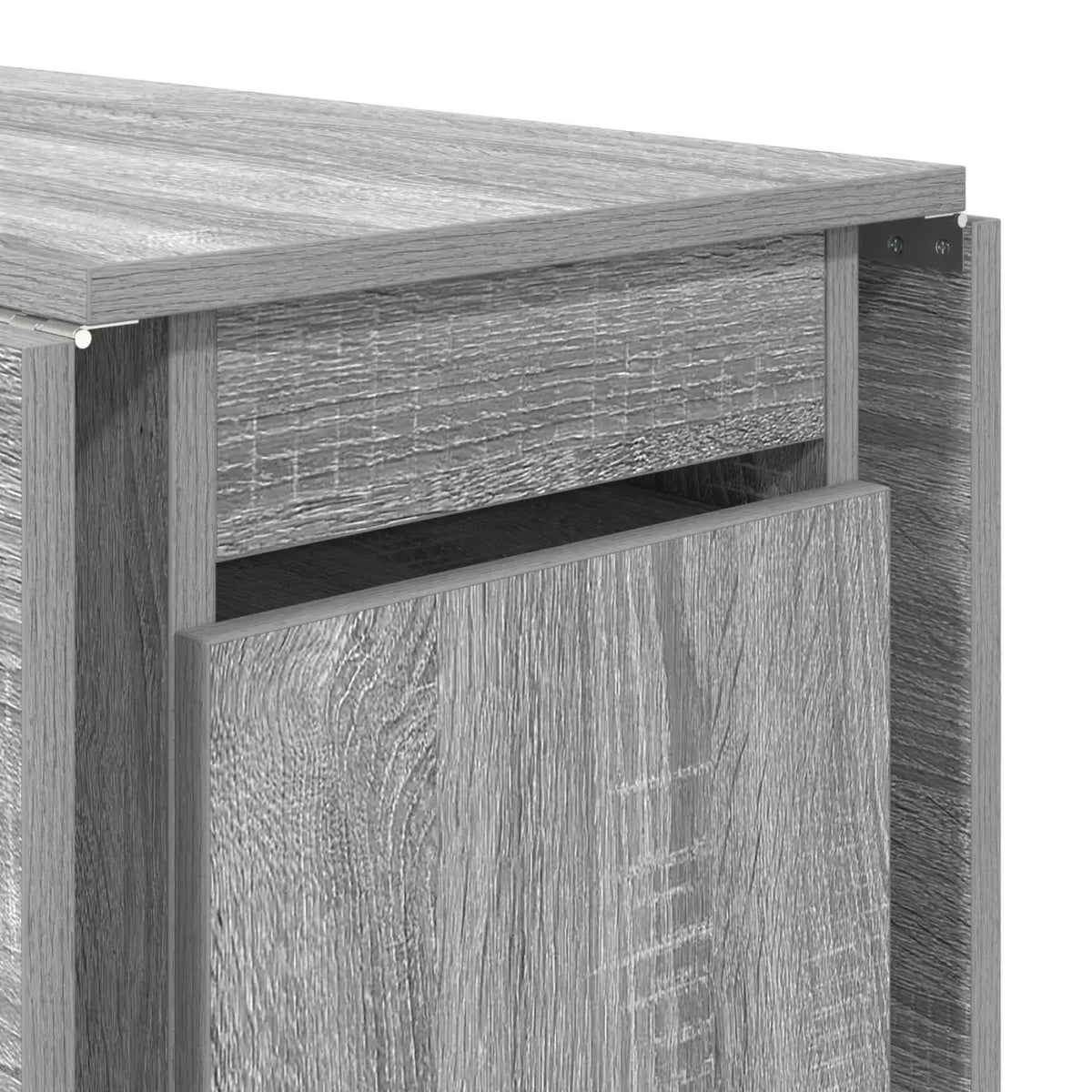 Table à dîner 140 x 80 x 77 cm Bois d’ingénierie Sonoma gris - XIOS