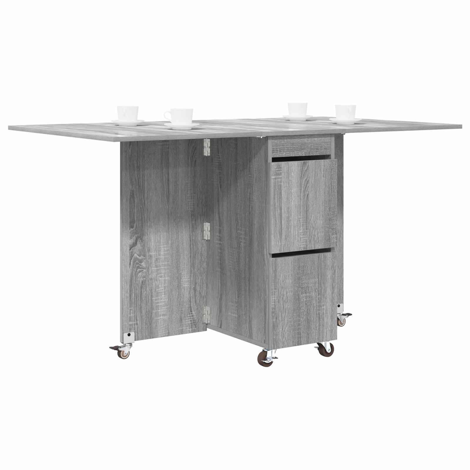 Table à dîner 2 pcs 140 x 80 x 77 cm Bois d'ingénierie - XIOS