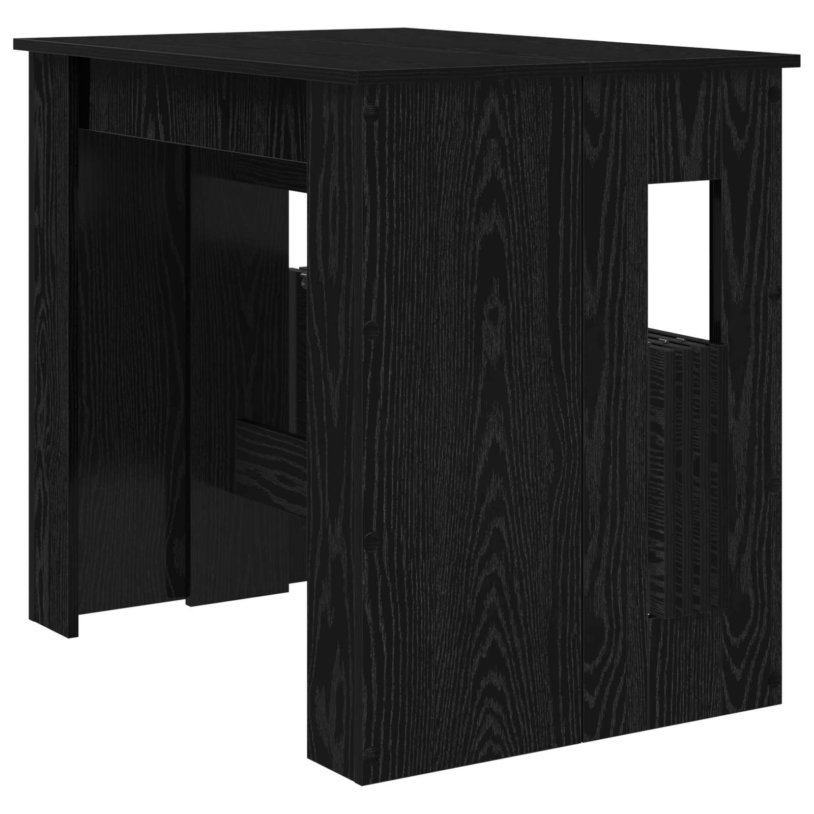 Table à dîner 180 x 85 x 75 cm Bois d'ingénierie Chêne noir - XIOS