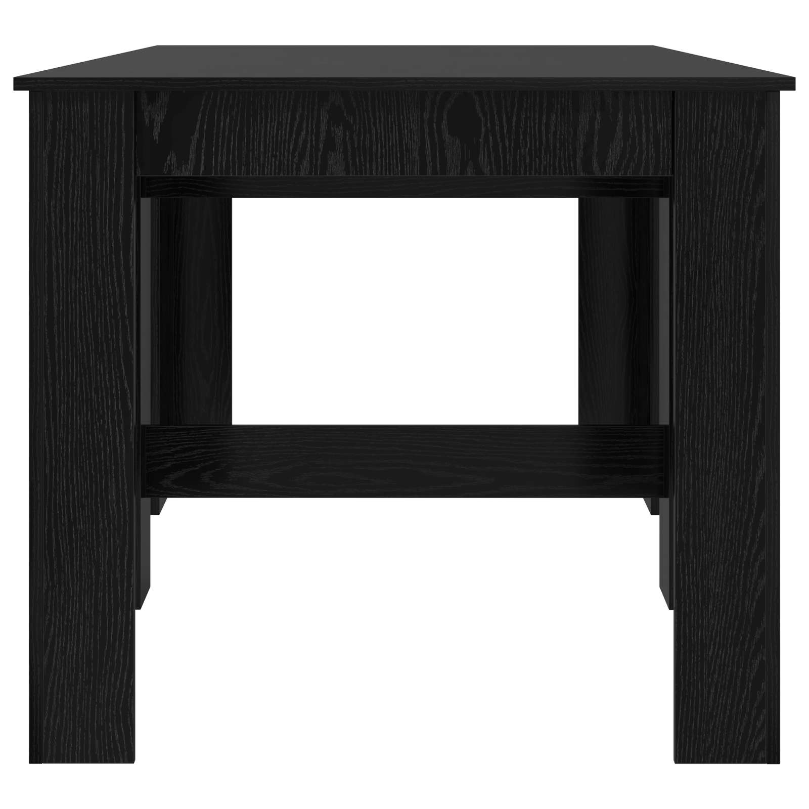 Table à dîner 180 x 85 x 75 cm Bois d'ingénierie Chêne noir - XIOS
