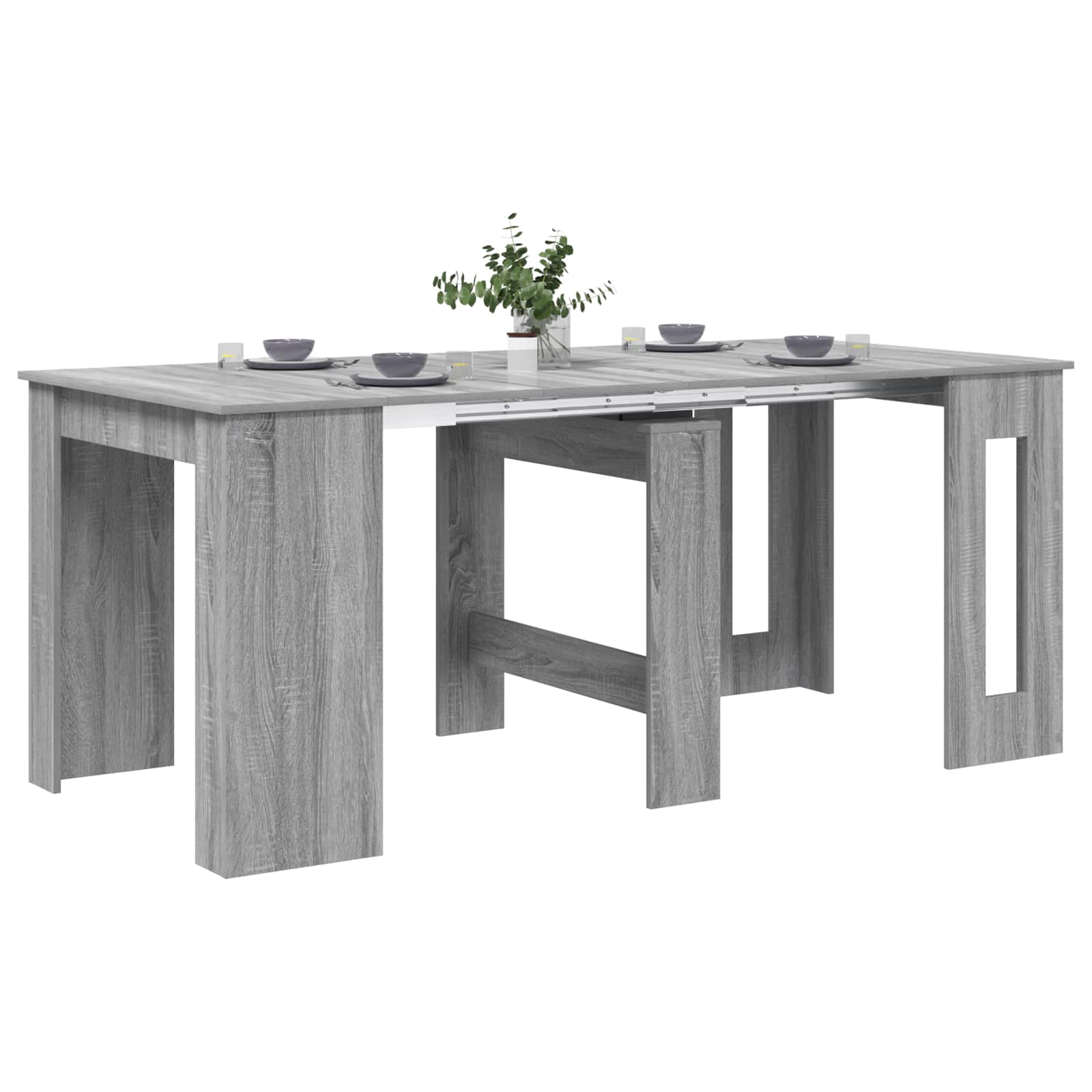 Table à dîner 180 x 85 x 75 cm Bois d'ingénierie Sonoma gris - XIOS