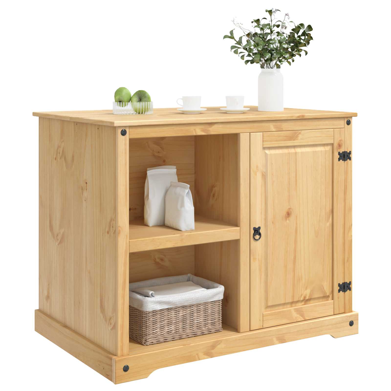 Chariot de cuisine 2 pcs Cire de Miel 112 x 77 x 91,5 cm - XIOS