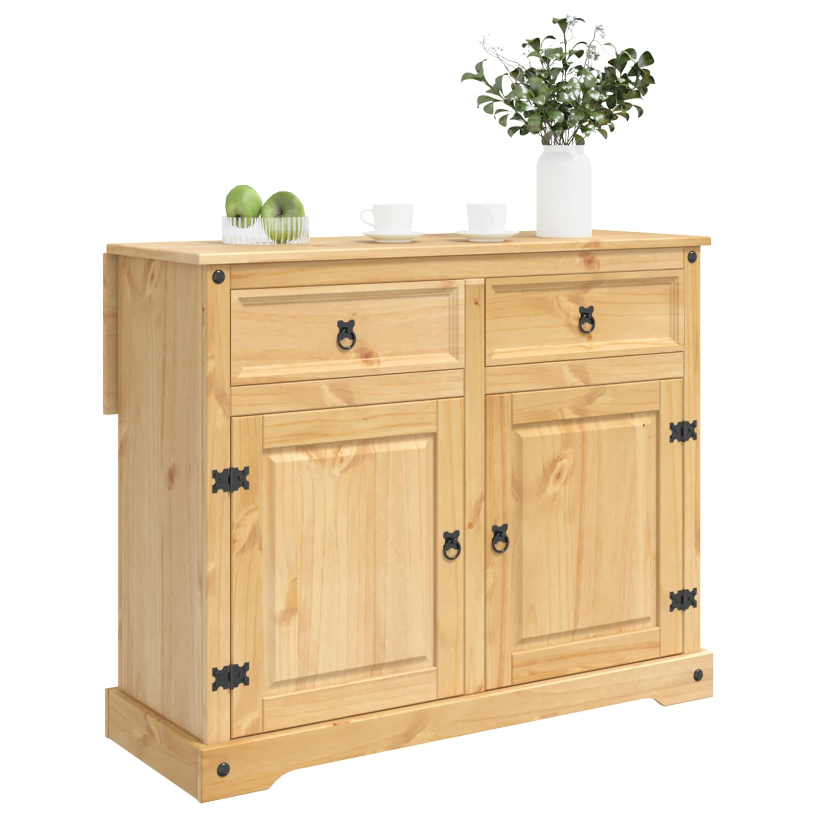 Chariot de cuisine 2 pcs Cire de Miel 112 x 70 x 91,5 cm - XIOS