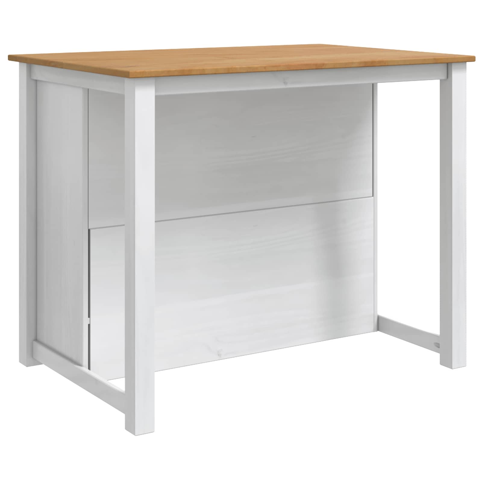 Chariot de cuisine PANAMA 2 pcs Blanc et Cire de Miel - XIOS